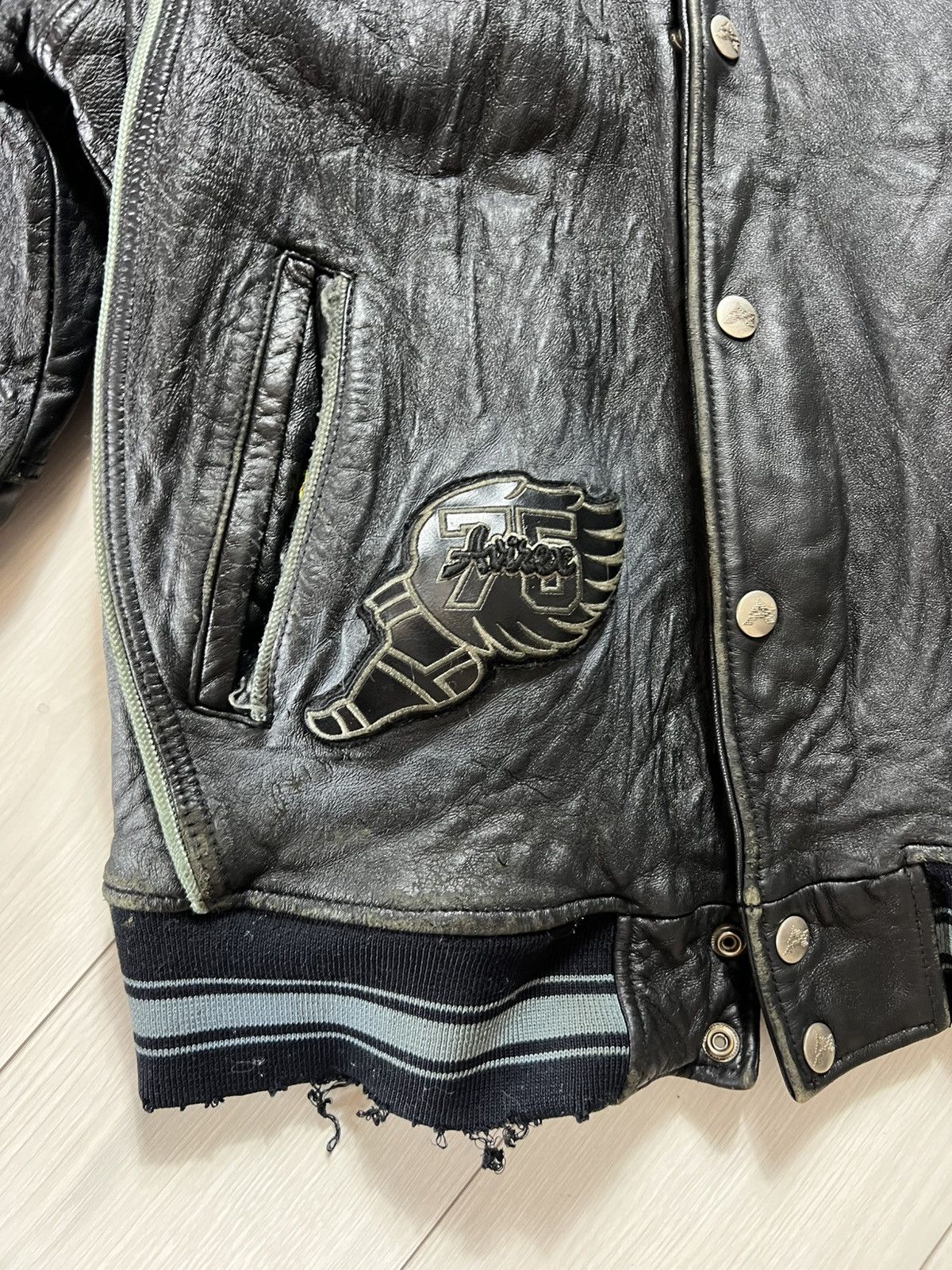 Avirex VTG Avirex Avant-Garde If Six Was Nine Style Leather Jacket Size US M / EU 48-50 / 2 - 6 Thumbnail