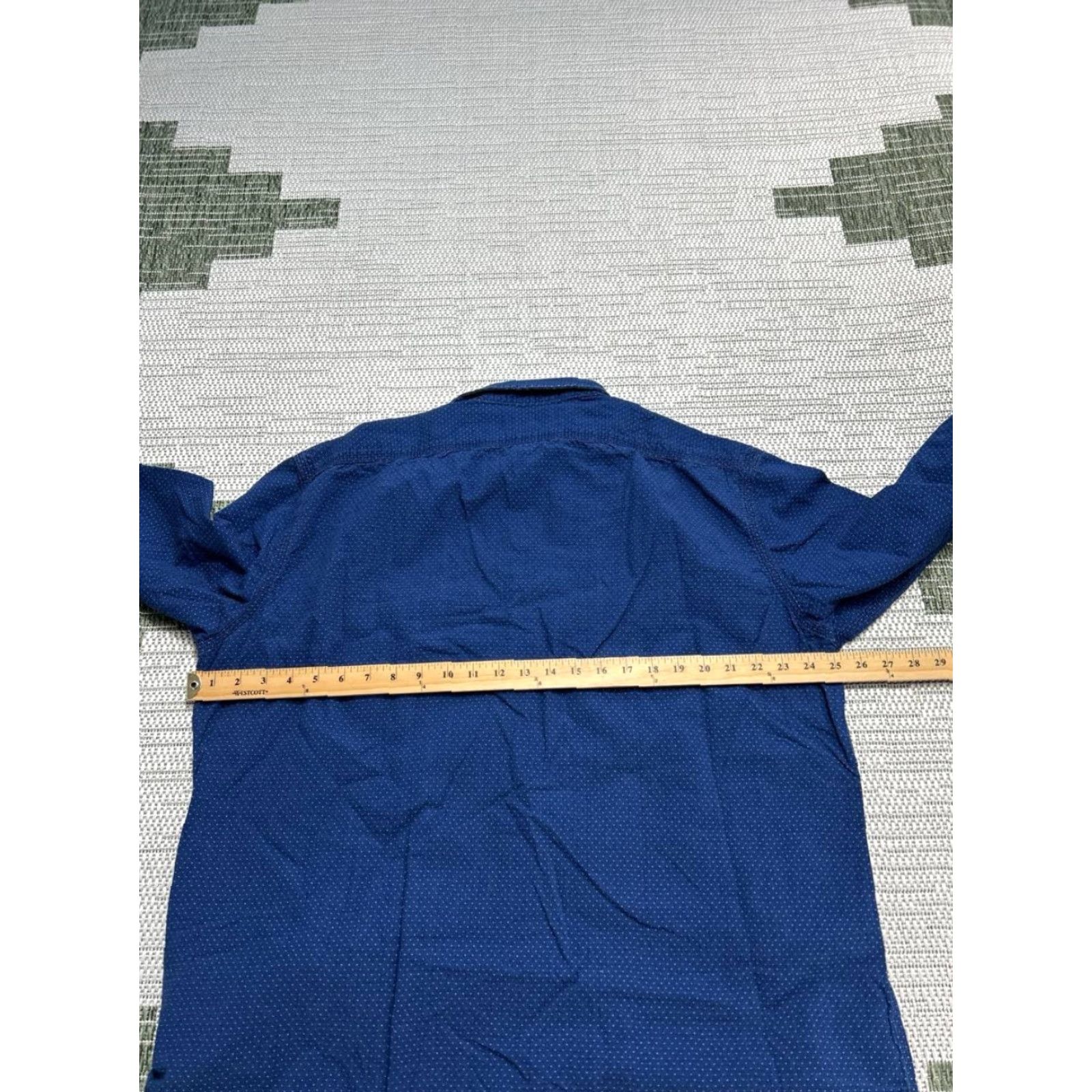 Madewell Madewell Shirt Mens 2XL Blue Cotton Button-Up Shirt Button-Down Casual Mens Size US XXL / EU 58 / 5 - 5 Thumbnail
