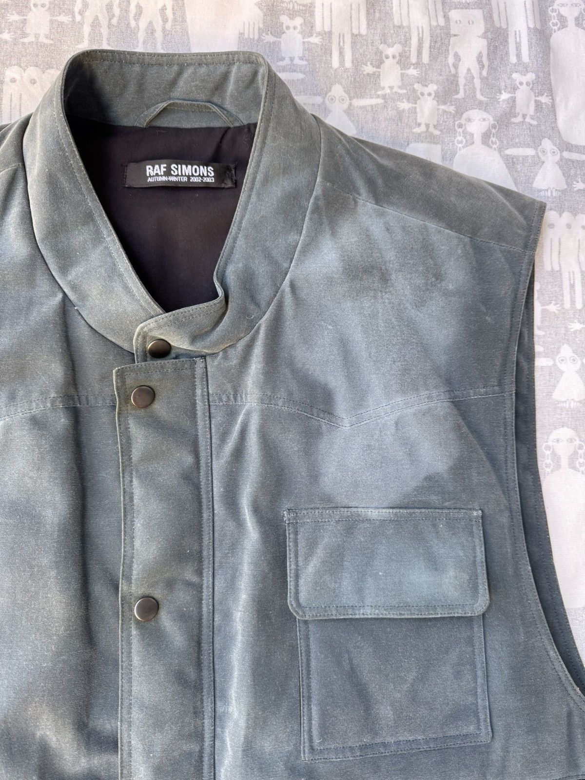 Raf Simons Raf Simons AW02 Oversized Military Cargo Layer Vest Size US M / EU 48-50 / 2 - 2 Thumbnail