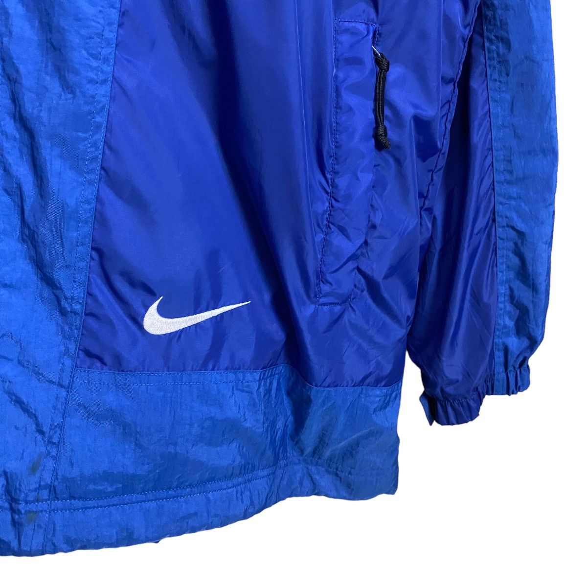 Nike × Vintage 【Rare】90's NIKE Silver Tag Embroidered Logo Nylon Jacket Size US XL / EU 56 / 4 - 10 Thumbnail