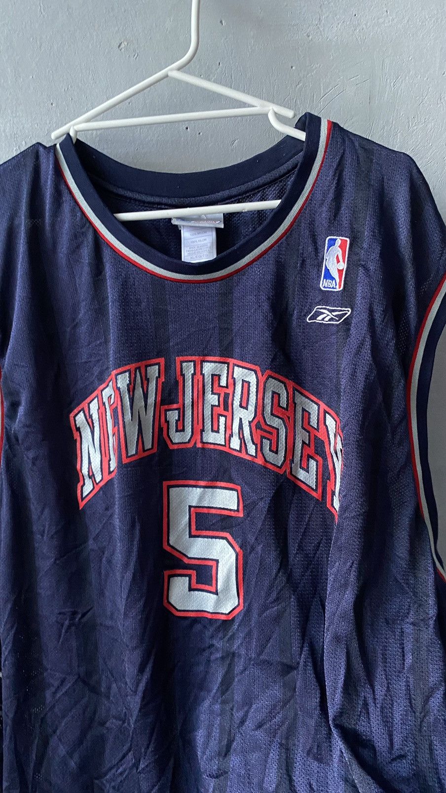 Reebok Vintage New Jersey Jason Kidd 5 NBA NETS jersey Size US XL / EU 56 / 4 - 5 Thumbnail