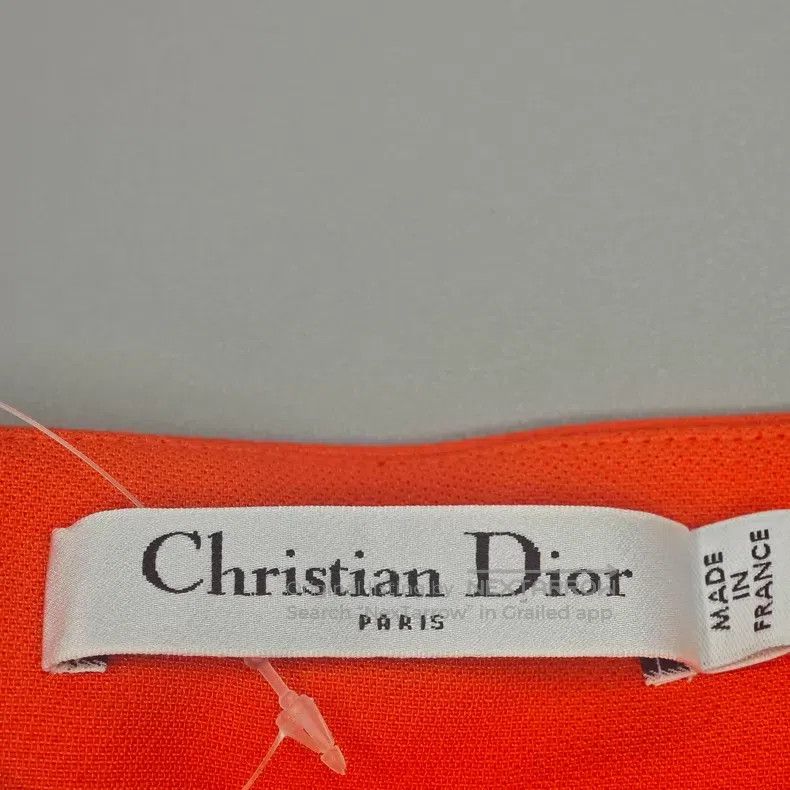 Dior Dior Orange wool mulberry silk short skirt Size 24" / US 00 / IT 34 - 5 Thumbnail