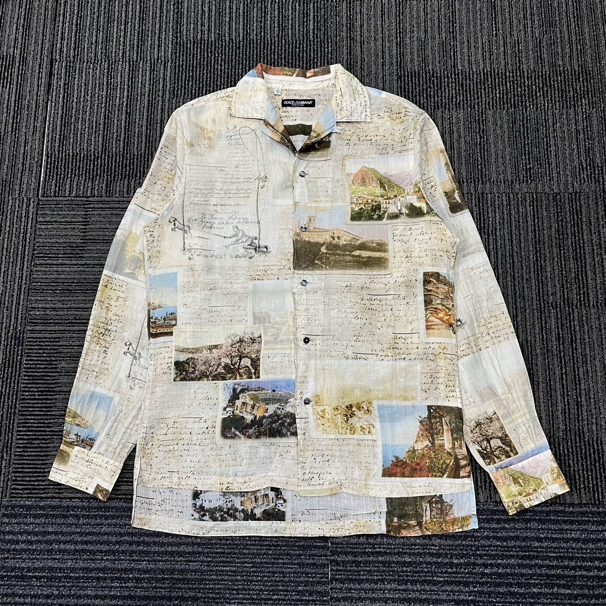 Dolce & Gabbana RARE Dolce&Gabbana Linen shirt Size US M / EU 48-50 / 2 - 1 Thumbnail