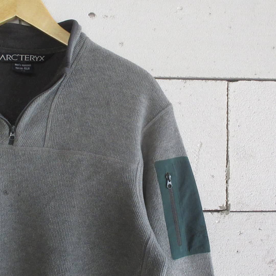 Arcteryx halfzipper sweater Corvet Fleece in grey warm canad