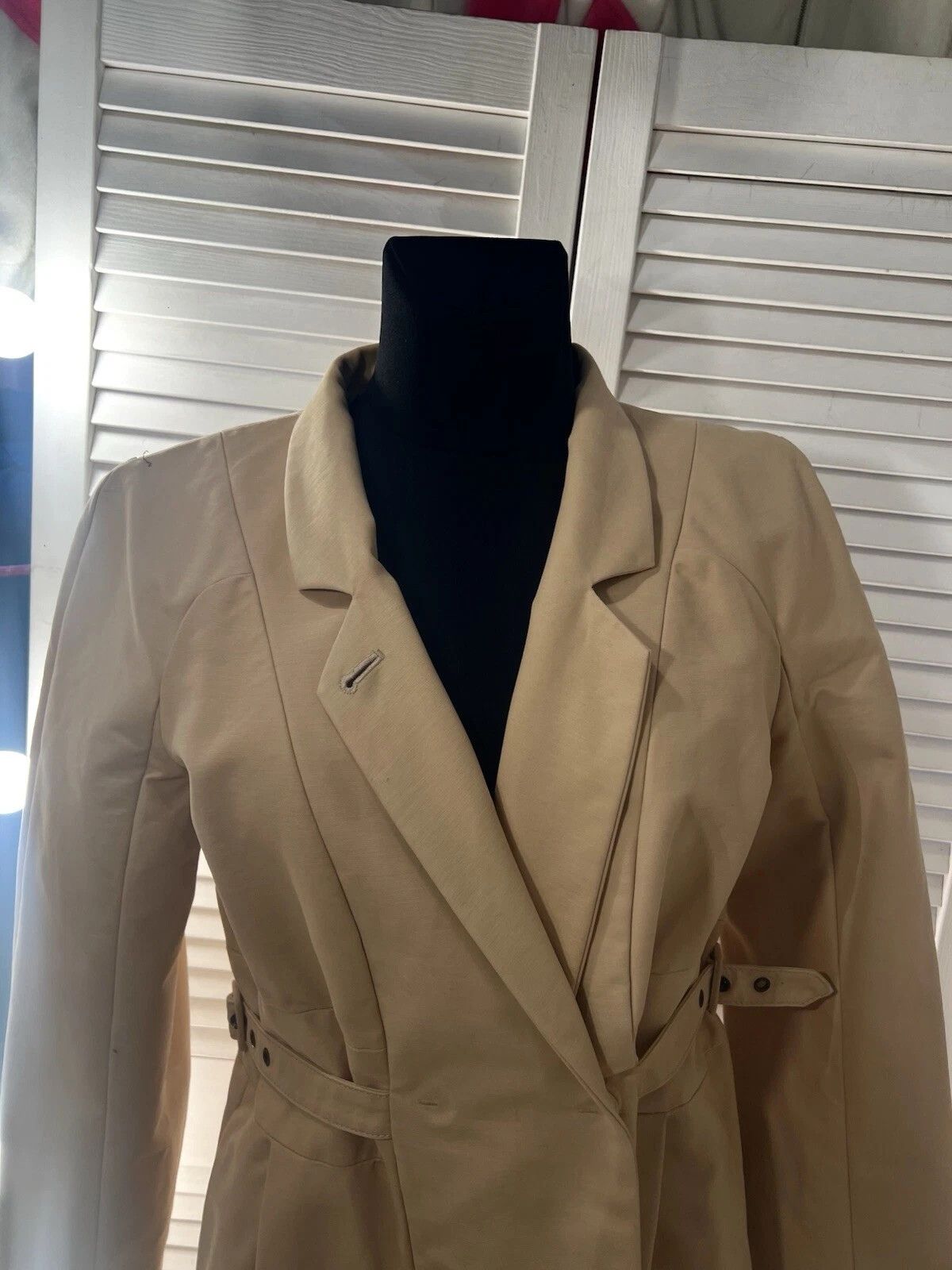 See by Chloe See by Chloé Women’s Trench Coat Cotton Camel – Size US 6 Size M / US 6-8 / IT 42-44 - 7 Thumbnail