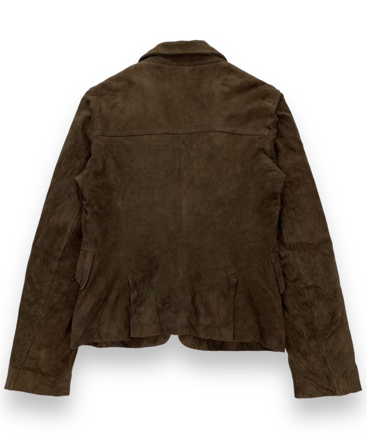 Japanese Brand Flora Smith Leather Coat Size XS / US 0-2 / IT 36-38 - 2 Thumbnail