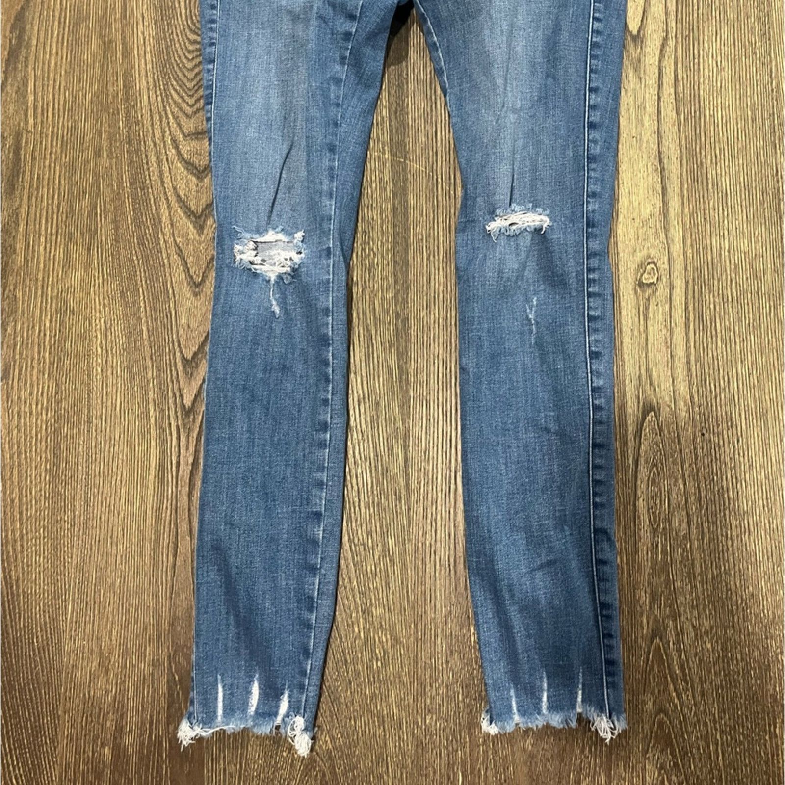 Express Express Jeans Ankle Legging High Rise Hyper Stretch Size 27" / US 4 / IT 40 - 2 Thumbnail