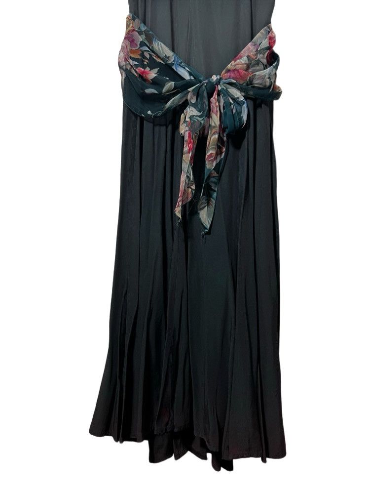 Vintage Vintage 80's-90's Floral Paris Sport Club Long Maxi Dress Size M / US 6-8 / IT 42-44 - 7 Thumbnail