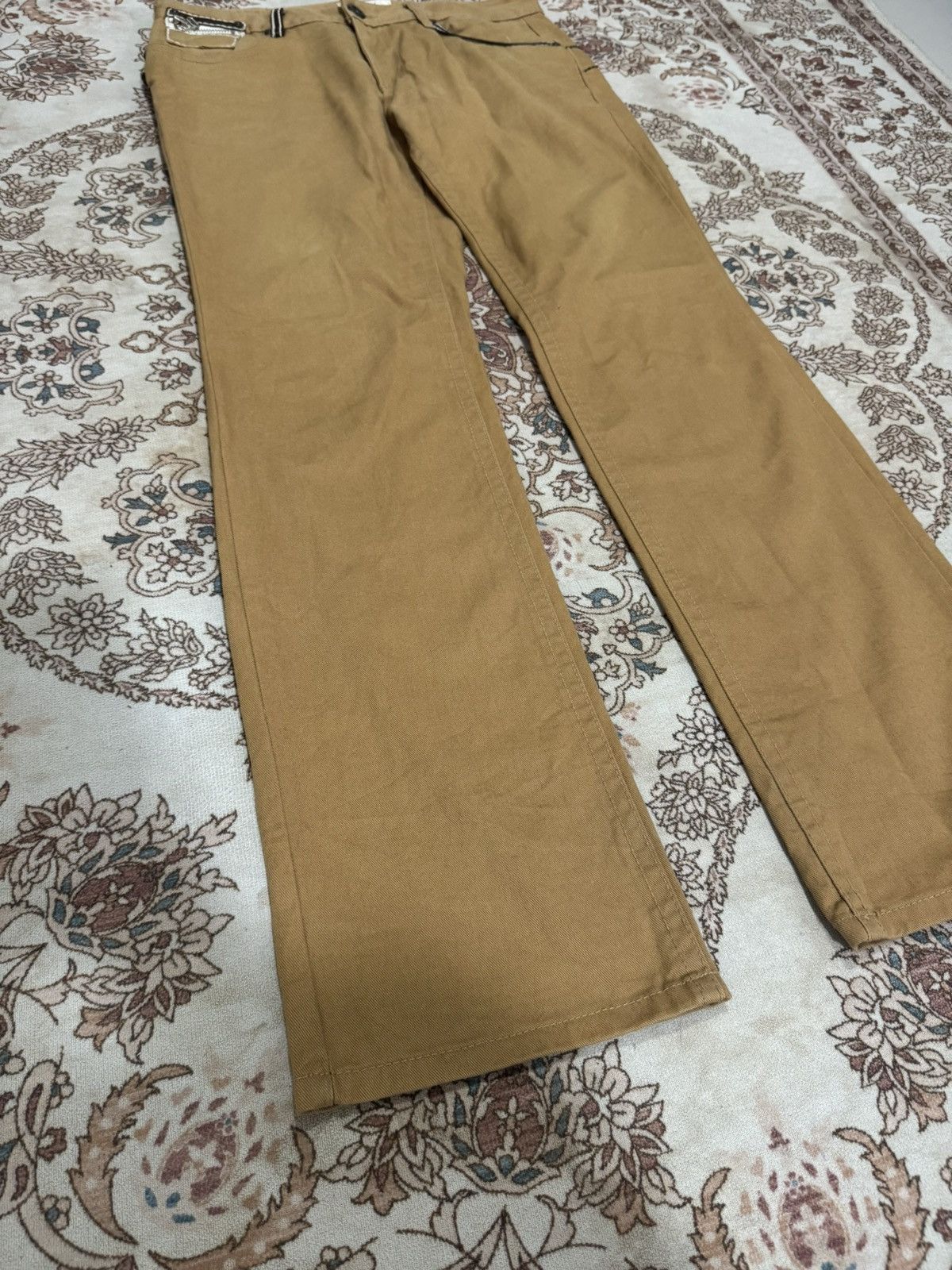 Japanese Brand Vintage Lolita Japan Brown Jeans Size US 36 / EU 52 - 2 Thumbnail