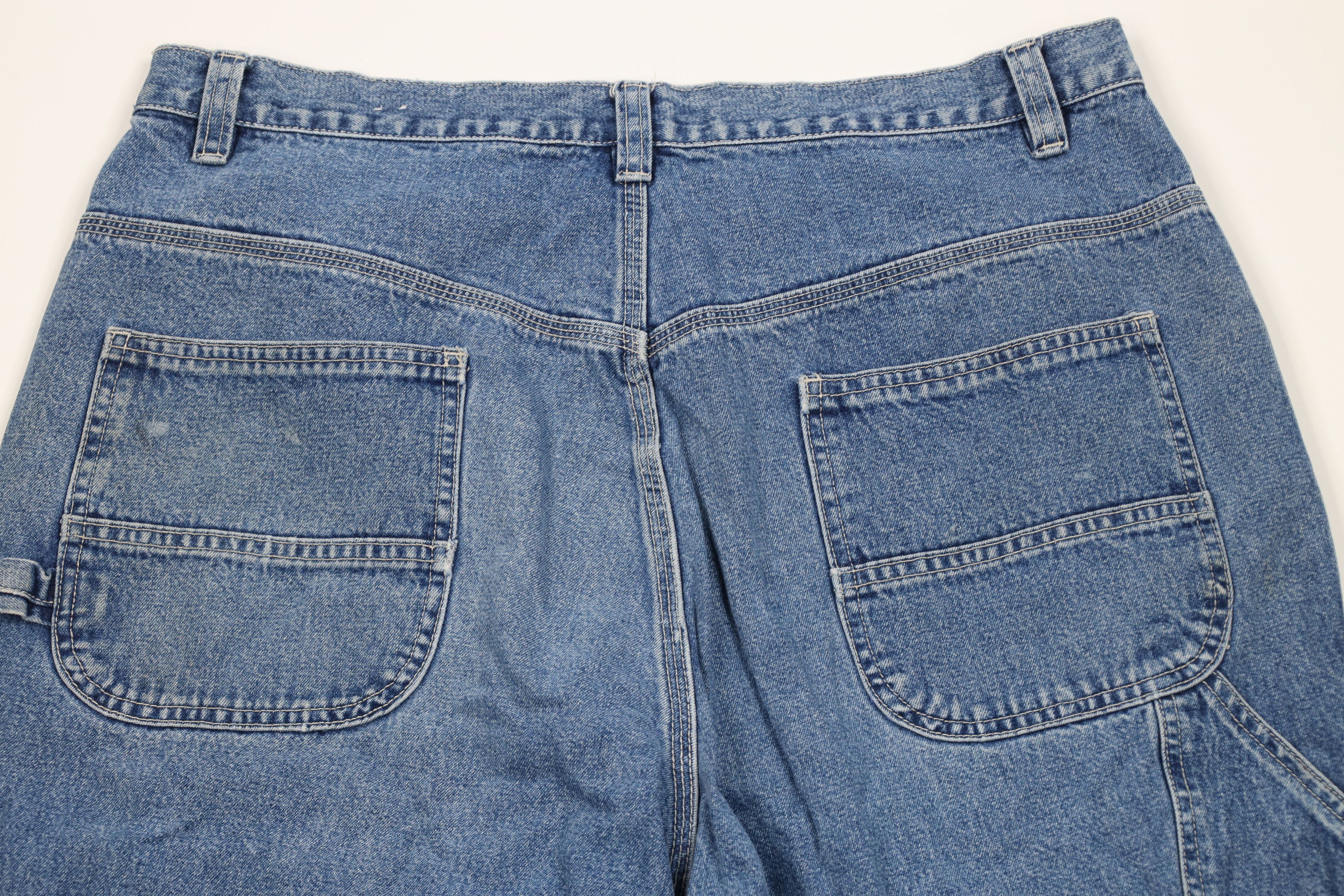 Vintage Vintage 90s Y2K Streetwear Wide Leg Skateboard Denim Jeans Size US 36 / EU 52 - 10 Thumbnail