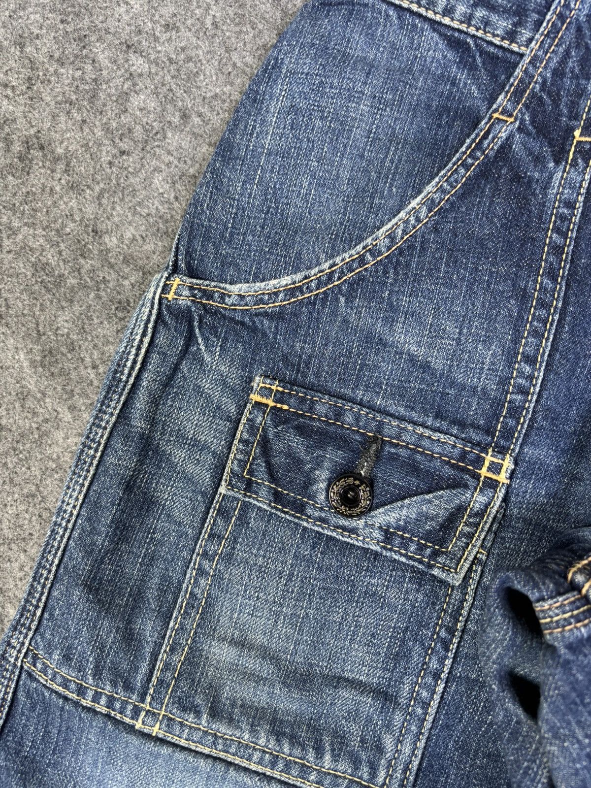Japanese Brand Vtg Acoustic Okayama Street Beautiful Fades Bush Denim K163 Size US 28 / EU 44 - 11 Thumbnail