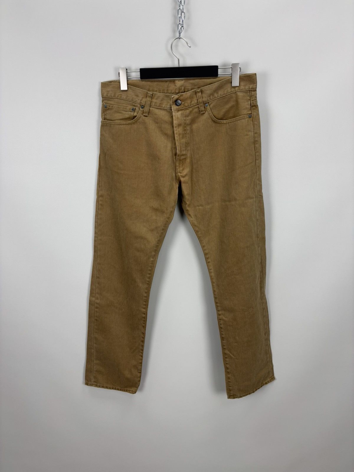 Carhartt Mens jeans Carhartt Size 34x32 Color Brown Size US 34 / EU 50 - 1 Thumbnail