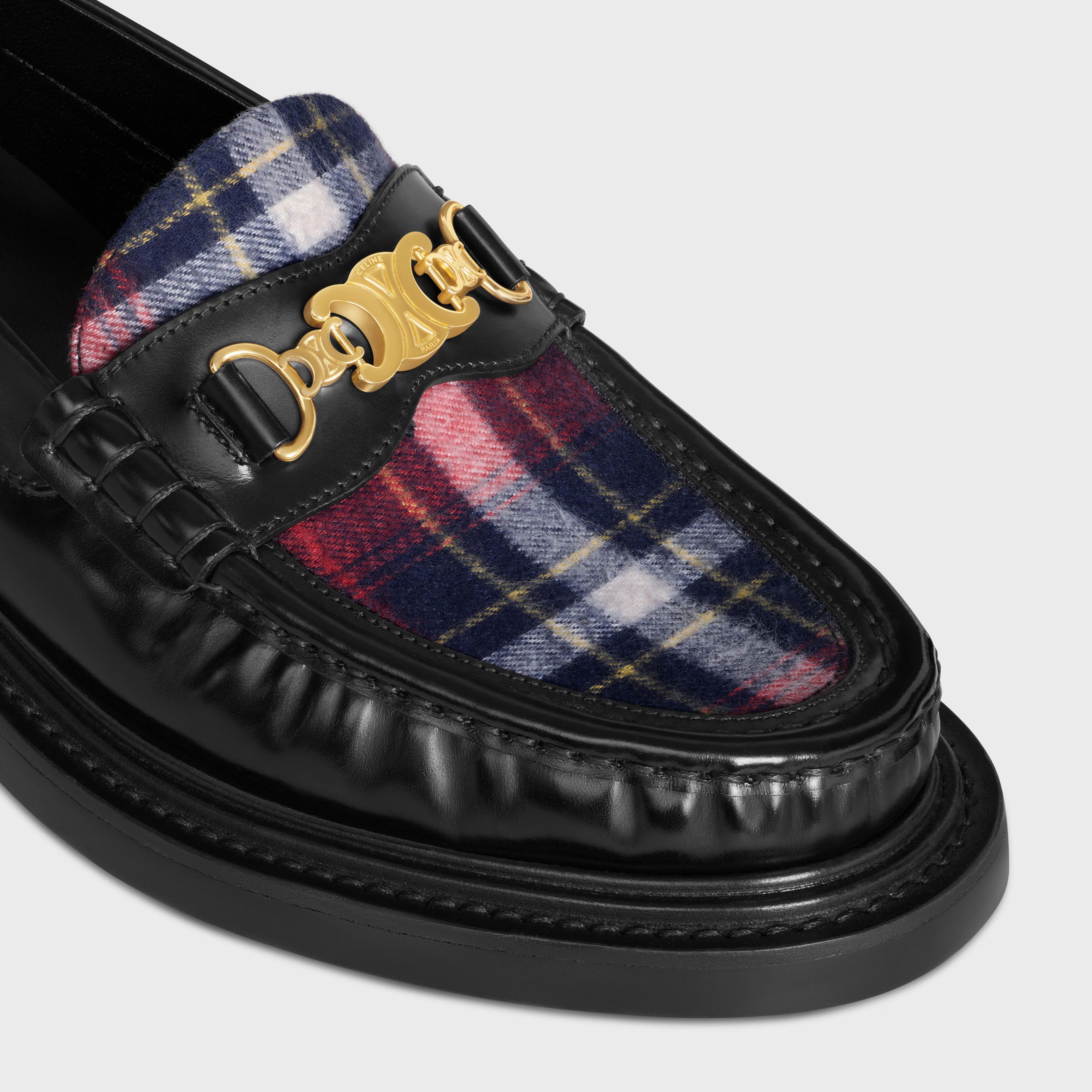 Celine o1bcso1str0625 361705006C Loafers in Black / Red Size US 10 / IT 40 - 2 Thumbnail