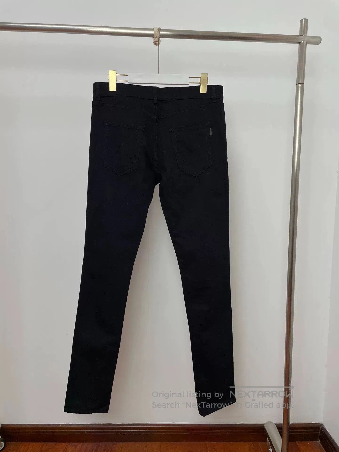 Saint Laurent Paris Saint Laurent D02 Black Jeans. Size US 31 - 2 Thumbnail