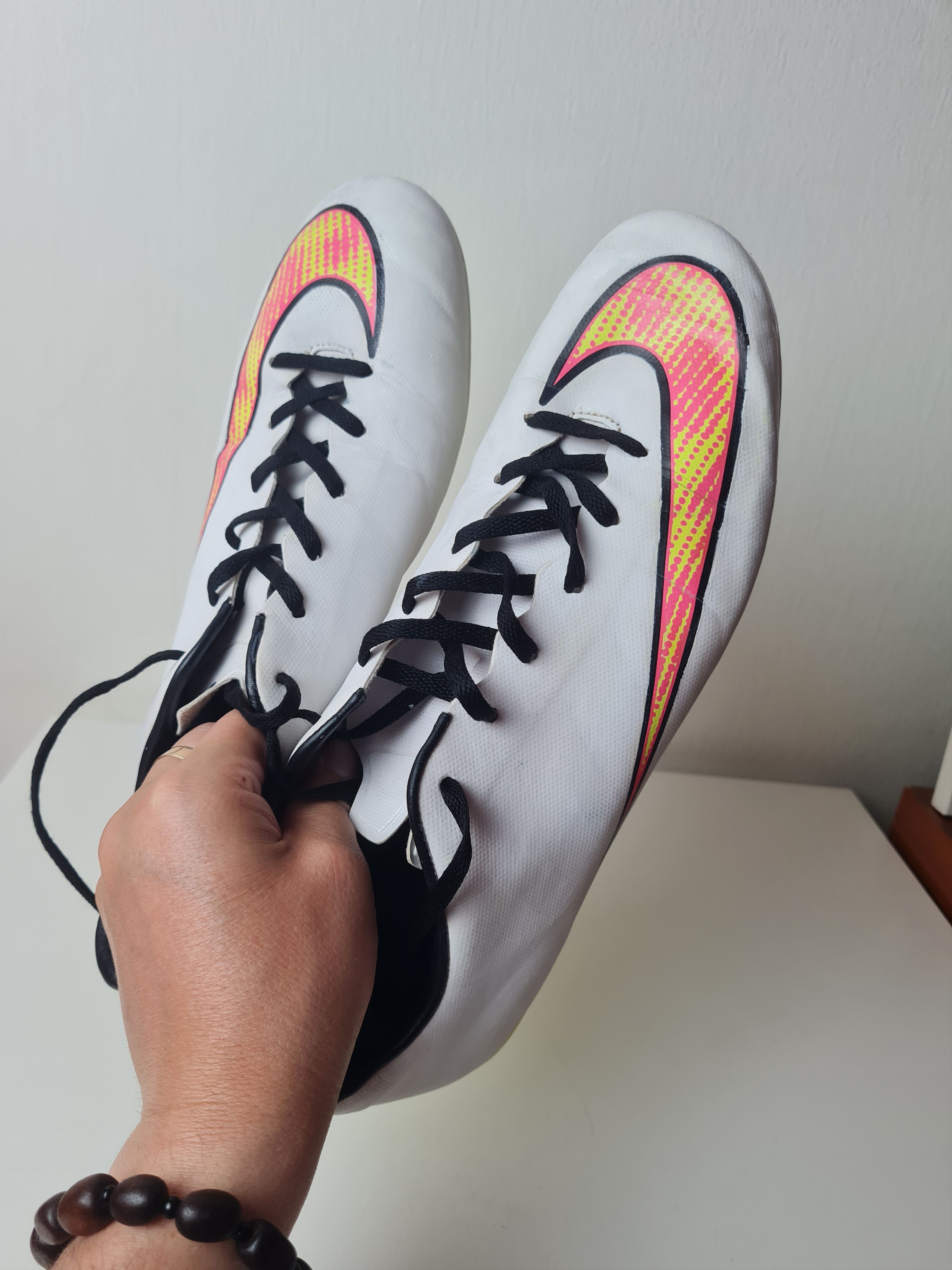 Nike Football Nike Mercurial Victory V FG White Volt Hyper Size US 12.5 / EU 45-46 - 22 Thumbnail