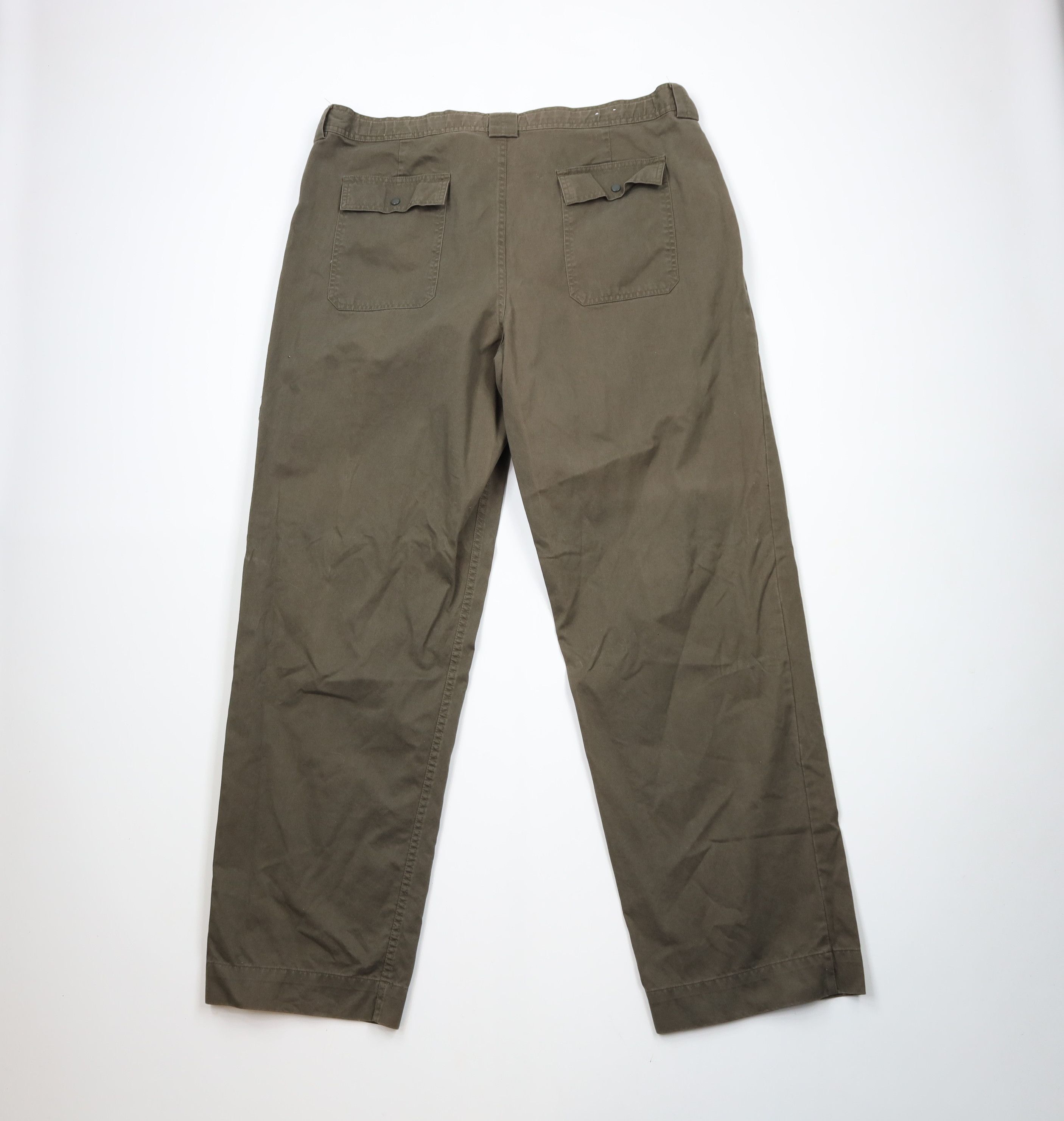 Gap × Vintage Vintage 90s Y2K Gap Wide Leg Big Pocket Cargo Pants Breen Size US 40 / EU 56 - 10 Thumbnail