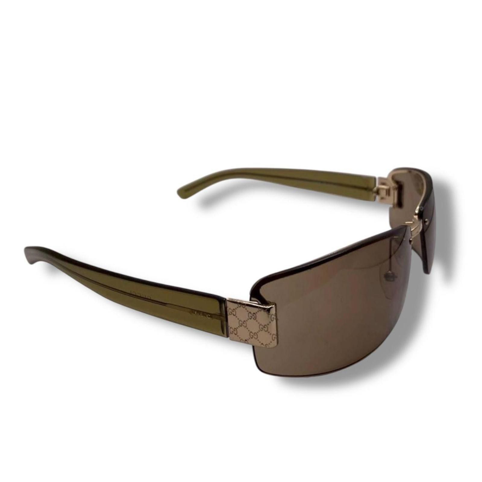 Gucci Gucci authentic rimless vintage sunglasses Size ONE SIZE - 2 Thumbnail