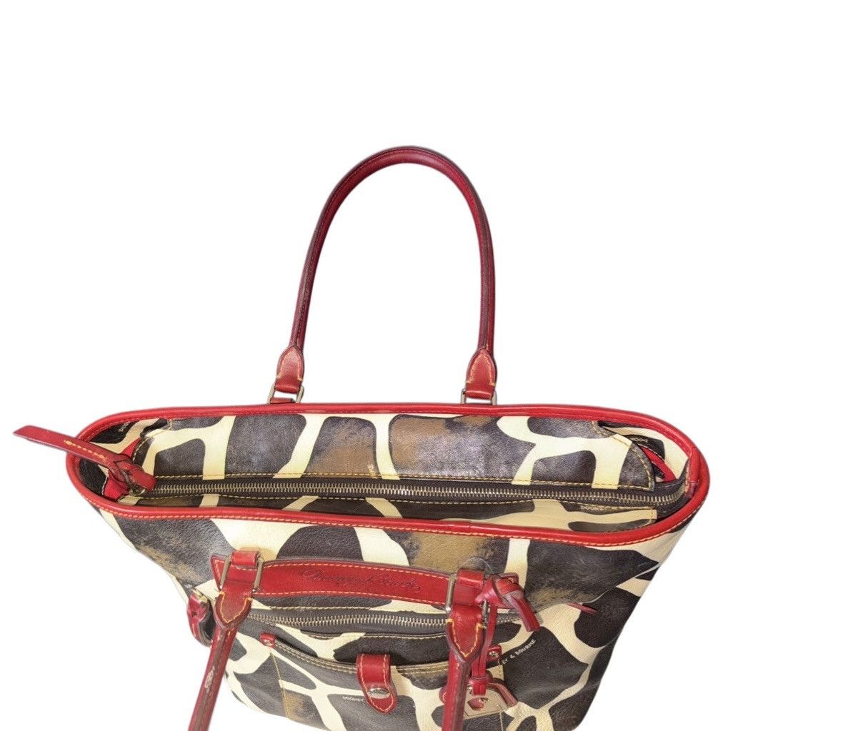 Dooney & Bourke Dooney & Bourke Vintage Rare Leather Tote Size ONE SIZE - 10 Thumbnail