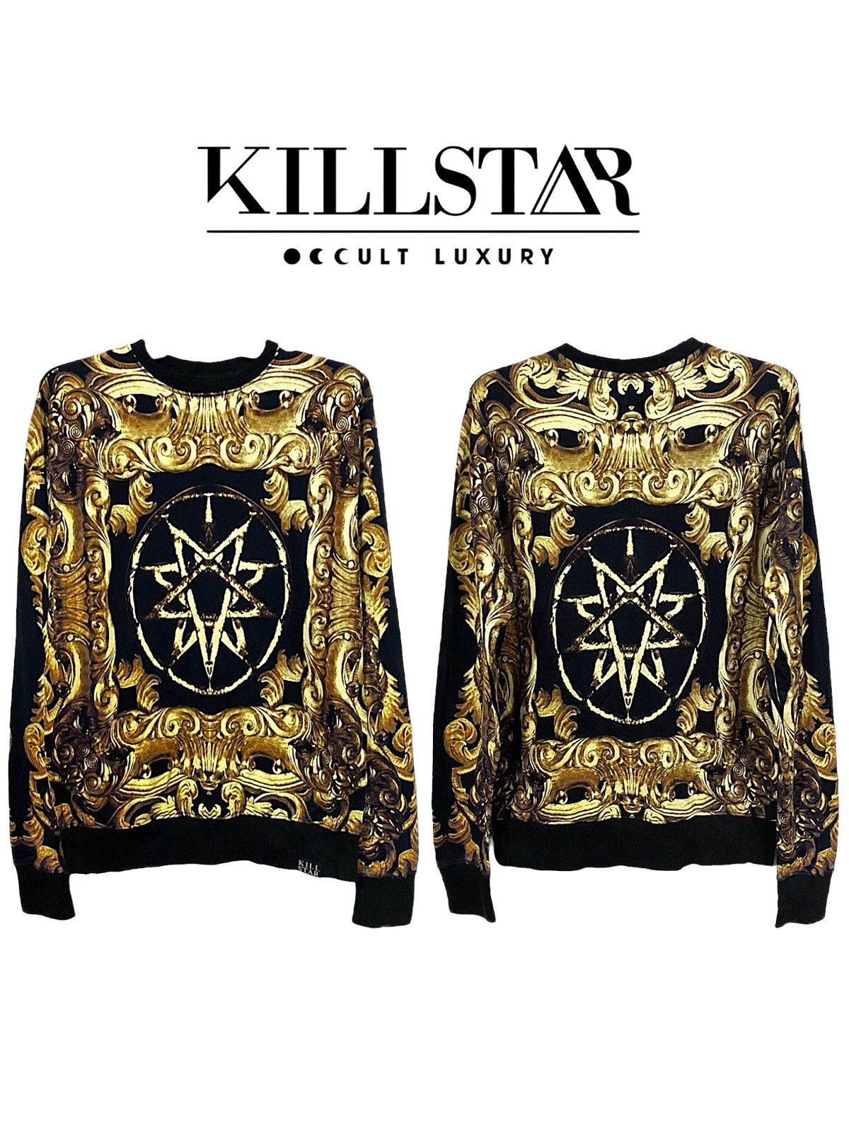 If Six Was Nine BIN🔥Killstar Gothic Jumper Sweater Size US M / EU 48-50 / 2 - 1 Thumbnail