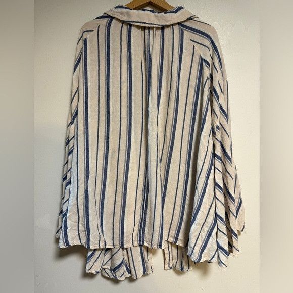 Free People Free People Striped Oversized Button-Up Tunic – Size S Size S / US 4 / IT 40 - 7 Thumbnail