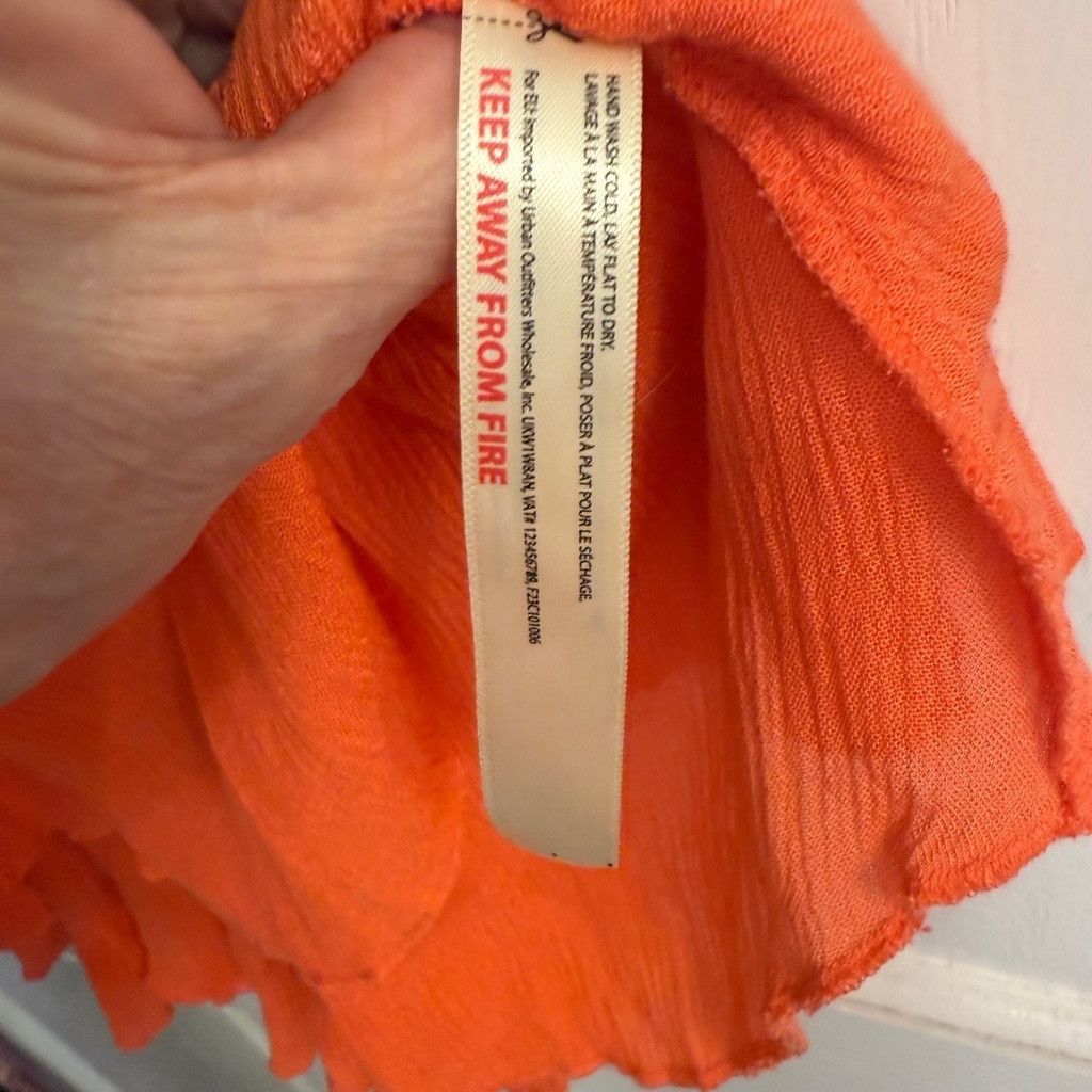 Free People Women's Free People Top S/P Orange Size S / US 4 / IT 40 - 10 Thumbnail