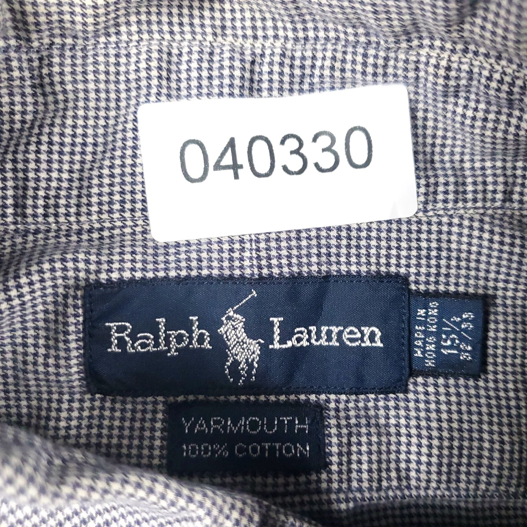 Ralph Lauren Ralph Lauren Dress Shirt Mens 15.5 Blue Long Sleeve Button-Down Regular Fit Size 40R - 7 Thumbnail