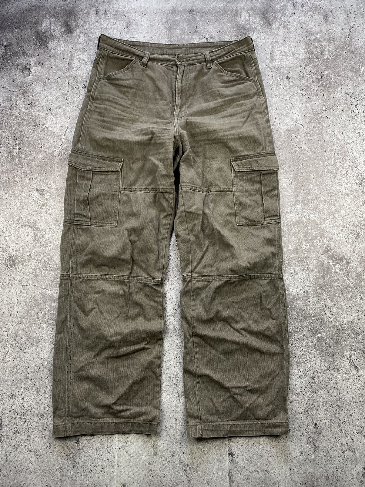 Hysteric Glamour × If Six Was Nine × Le Grande Bleu (L.G.B.) CRAZY Y2K CARGO BAGGY PANTS LGB STYLE MAHARISHI TYPE JAPAN Size US 32 / EU 48 - 1 Thumbnail