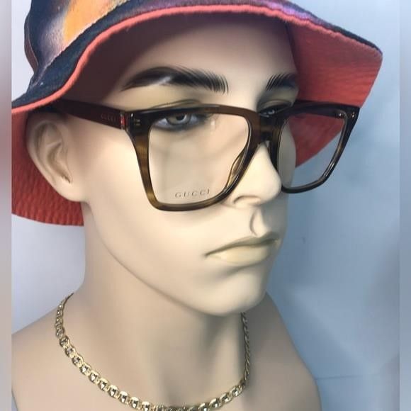 Gucci New Authentic GUCCI GG0452O 004 Oversized Eyeglasses Size ONE SIZE - 1 Thumbnail