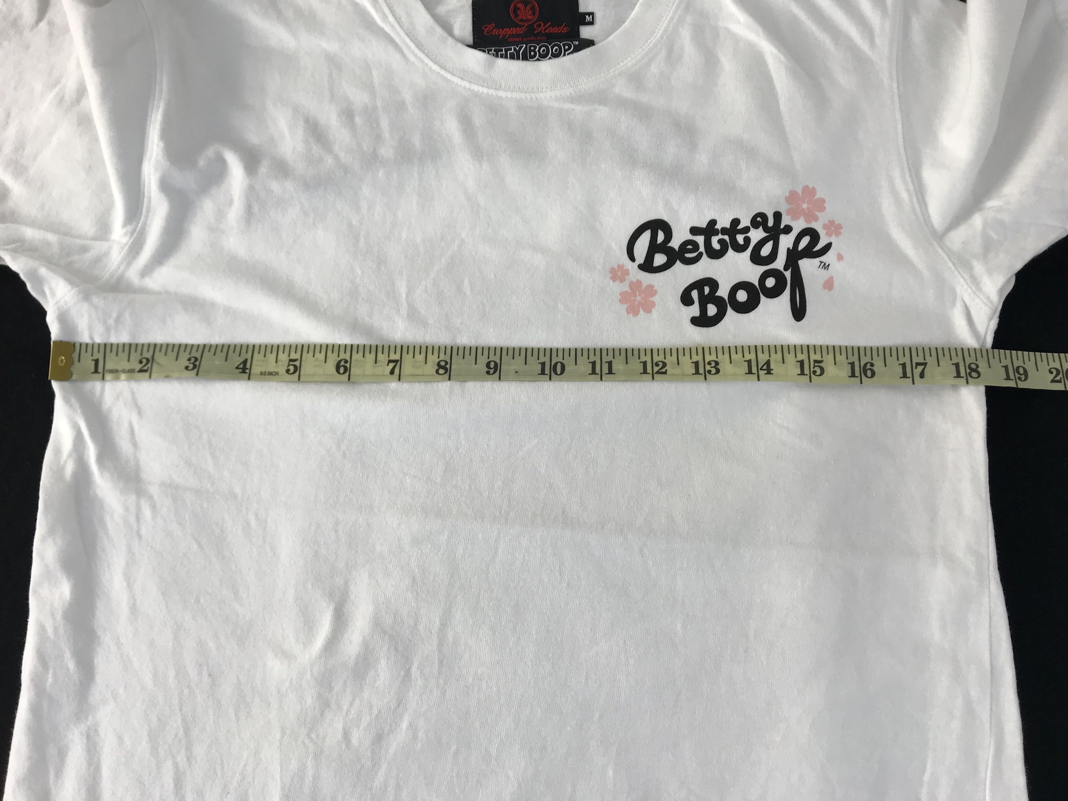 Cartoon Network × Japanese Brand Cropped Heads X Betty Boops Geisha Graphic Art Tee Size M / US 6-8 / IT 42-44 - 10 Thumbnail