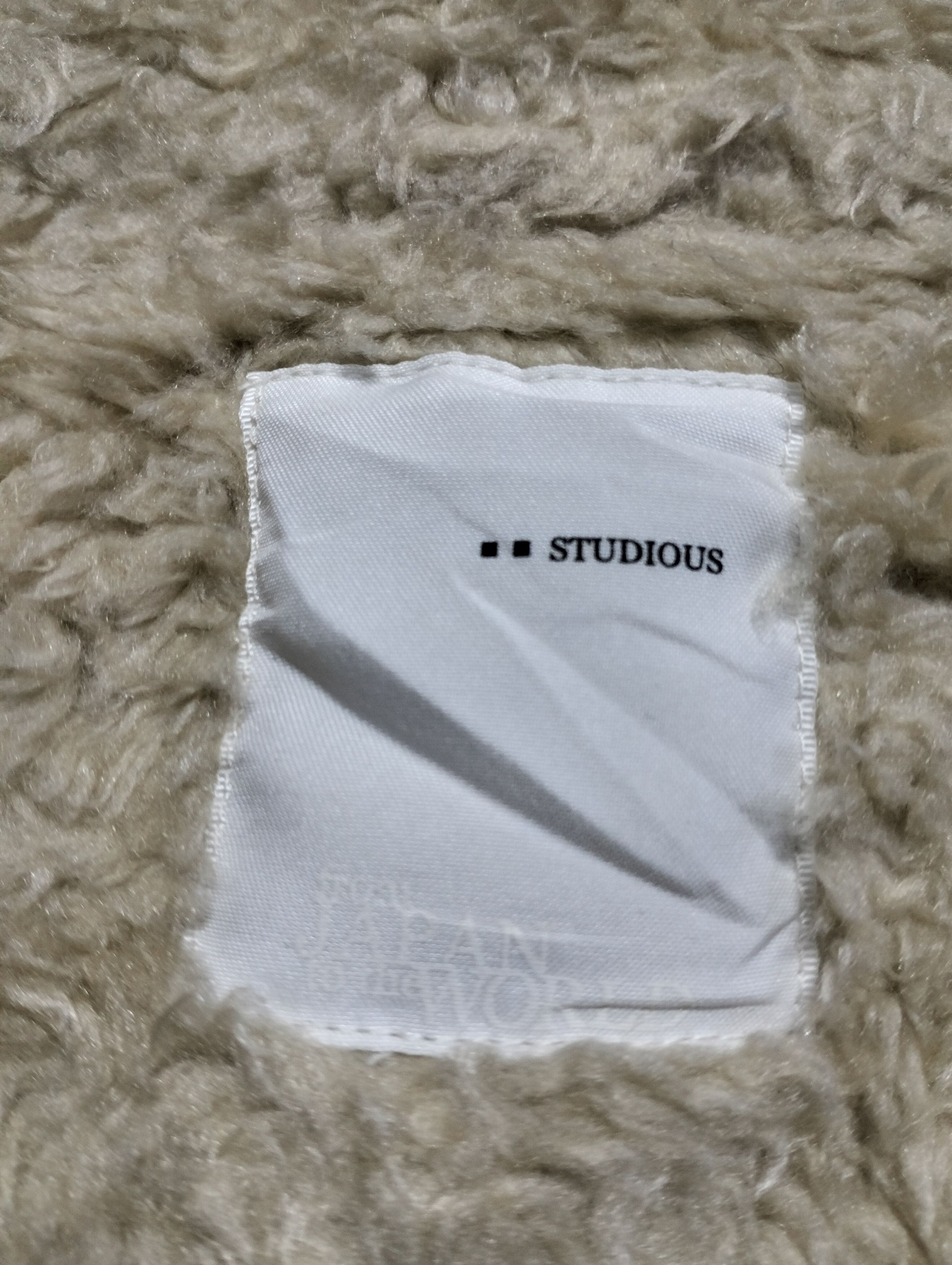 STUDIOUS Studious Japan N-2B Sherpa Lined Hoodie Zipper Jacket Size US M / EU 48-50 / 2 - 13 Thumbnail