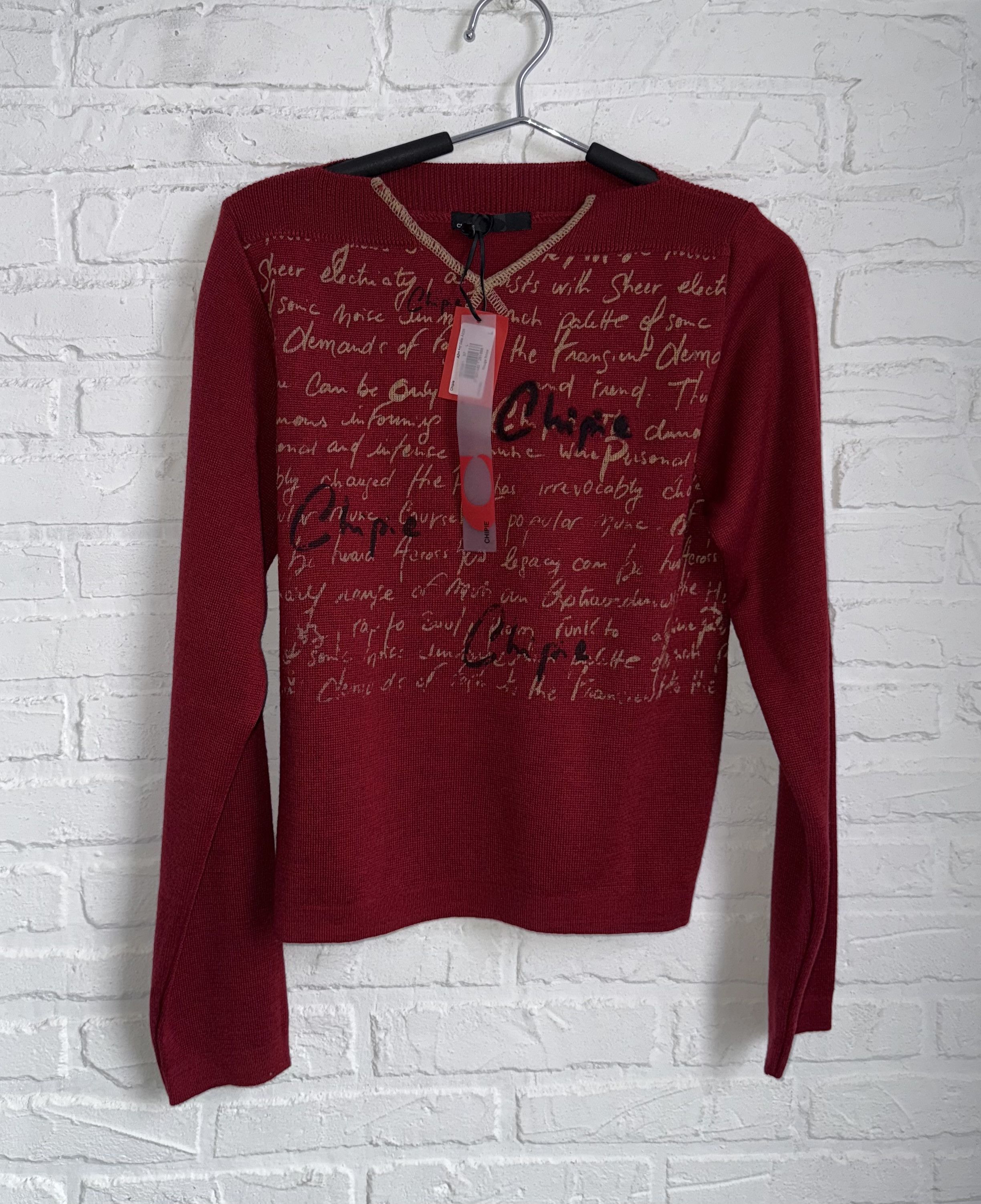 Japanese Brand y2k Chipie wool blend women's jumper sweater Size L / US 10 / IT 46 - 1 Thumbnail