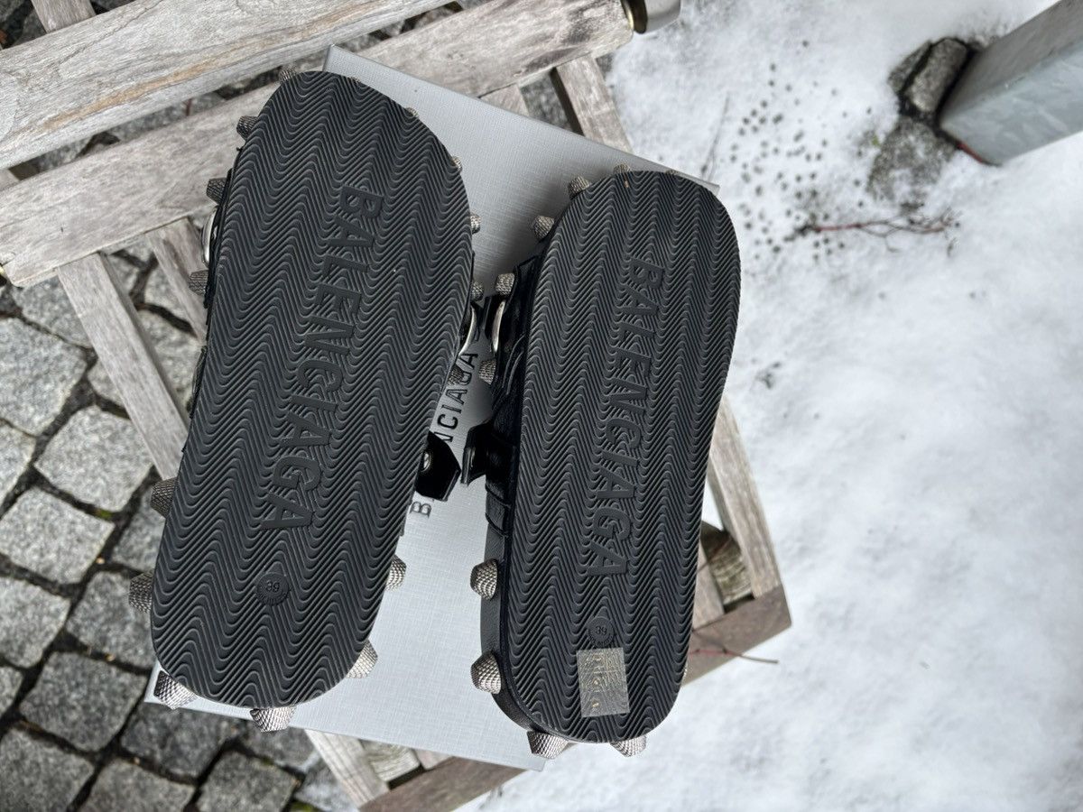 Balenciaga Balenciaga Cagole Sandal Leather Slide Size US 8 / IT 38 - 6 Thumbnail