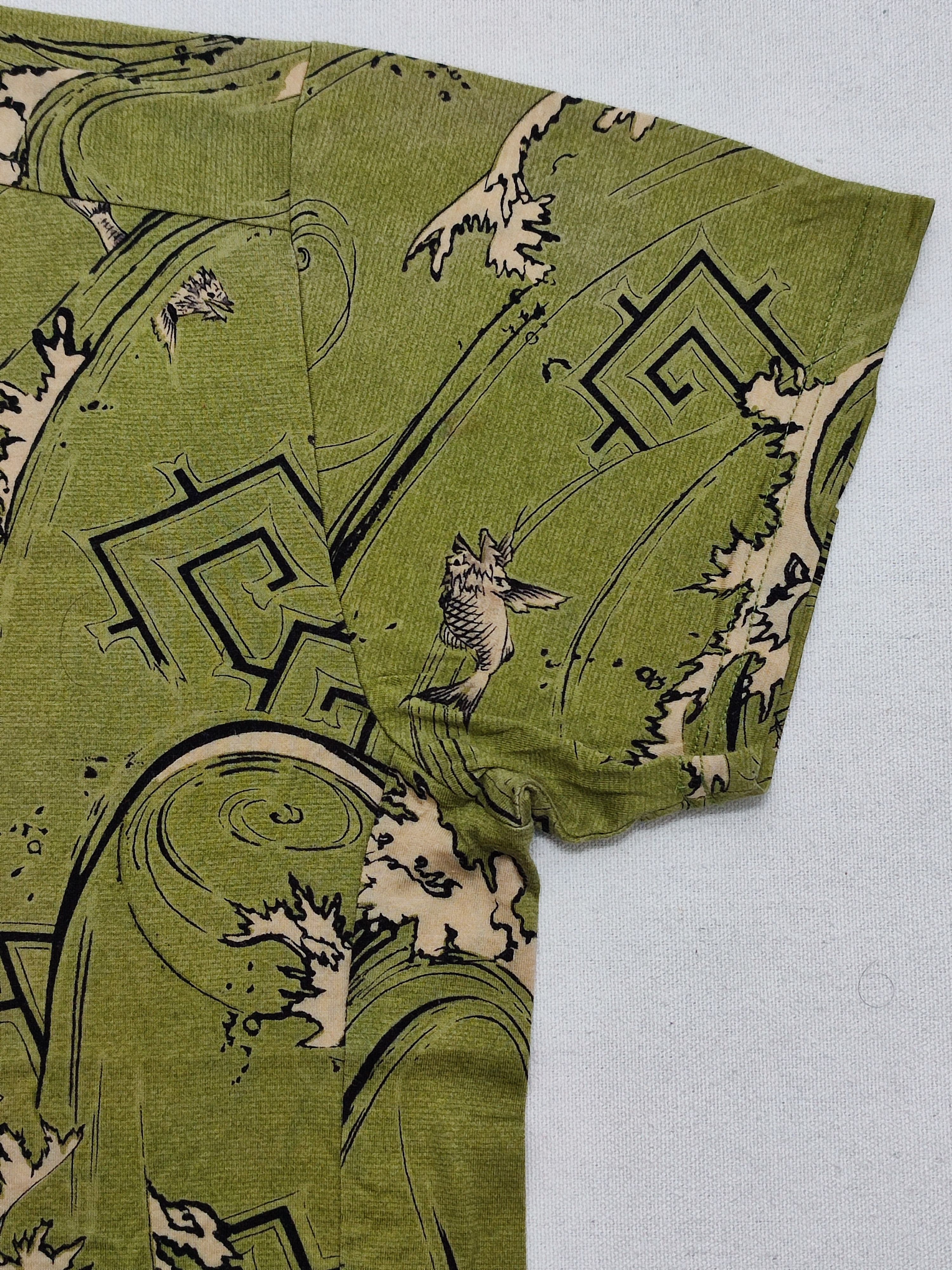 Dry Bones × Japanese Brand Dry Bones Japanese Art Koi Fish Crop Tee Size US M / EU 48-50 / 2 - 9 Thumbnail