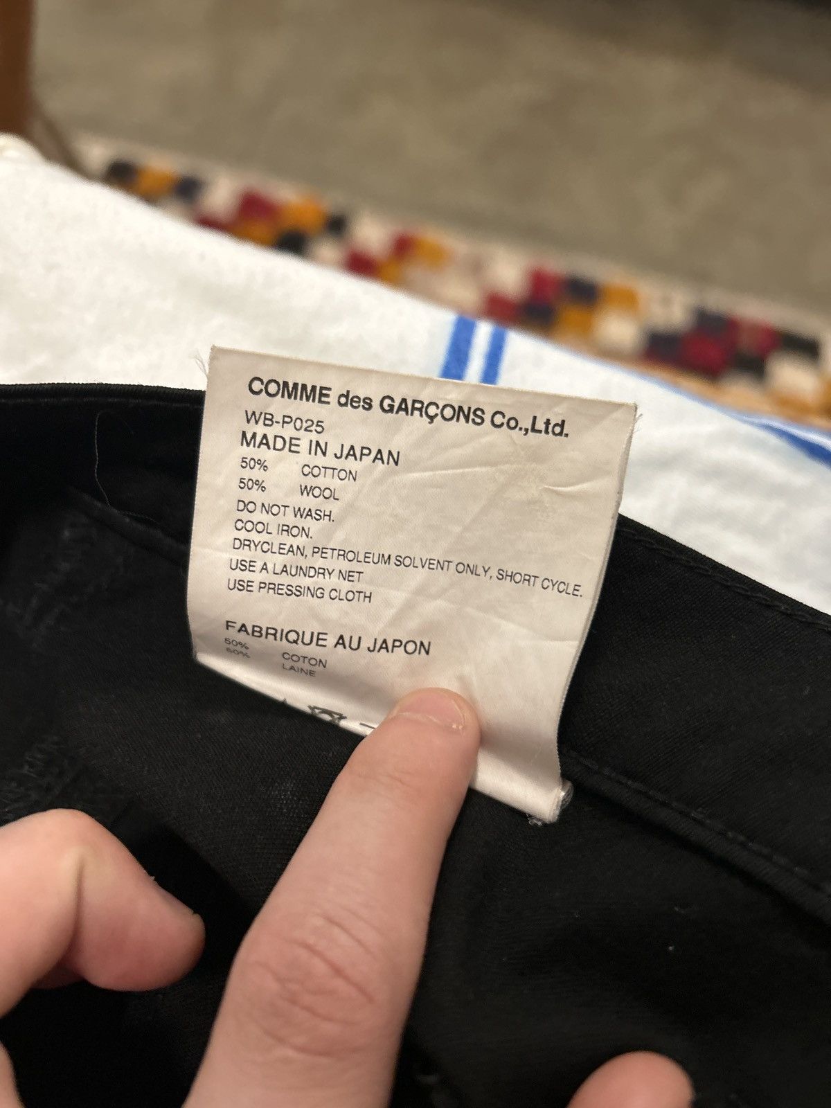 Comme des Garcons Homme × Junya Watanabe Junya Watanabe Comme des Garcons MAN cotton/wool trousers Size US 30 / EU 46 - 5 Thumbnail