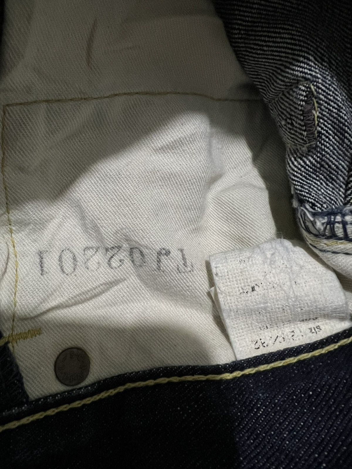 If Six Was Nine Vintage Tokyo Jeans Flared Snake pocket Talon Zip Size US 28 / EU 44 - 11 Thumbnail