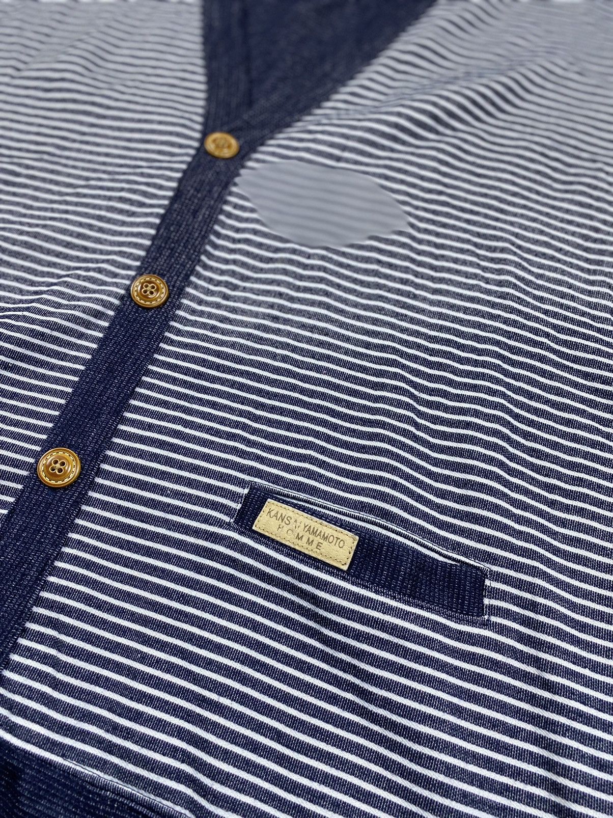 Issey Miyake × Japanese Brand × Kansai Yamamoto “RARE” Kaisai Yamamoto stripe Kurt cobain style Size US L / EU 52-54 / 3 - 3 Thumbnail