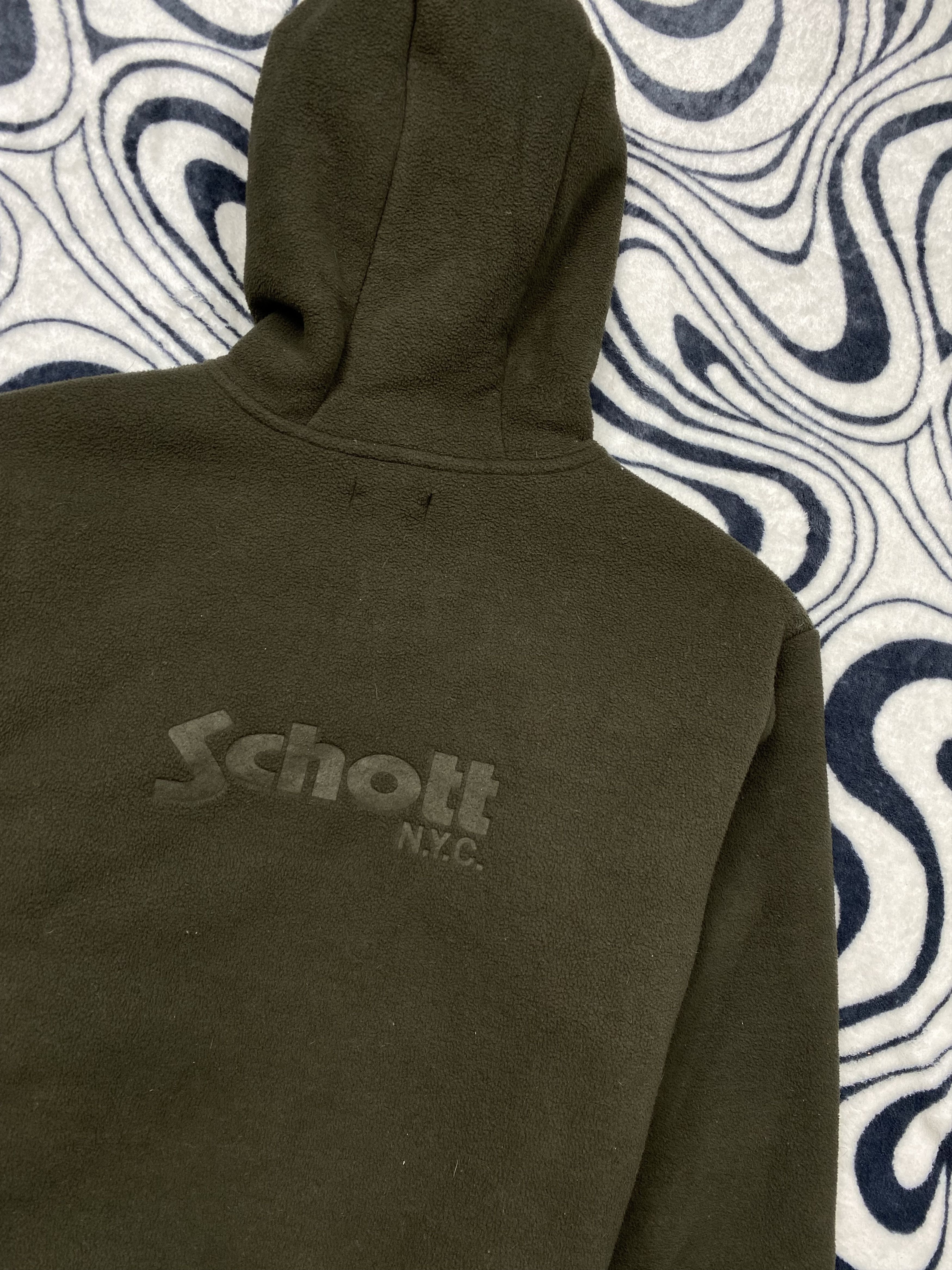 Schott Schott Vintage Mens Teddy Fleece Sherpa Jacket Y2K Size US L / EU 52-54 / 3 - 2 Thumbnail