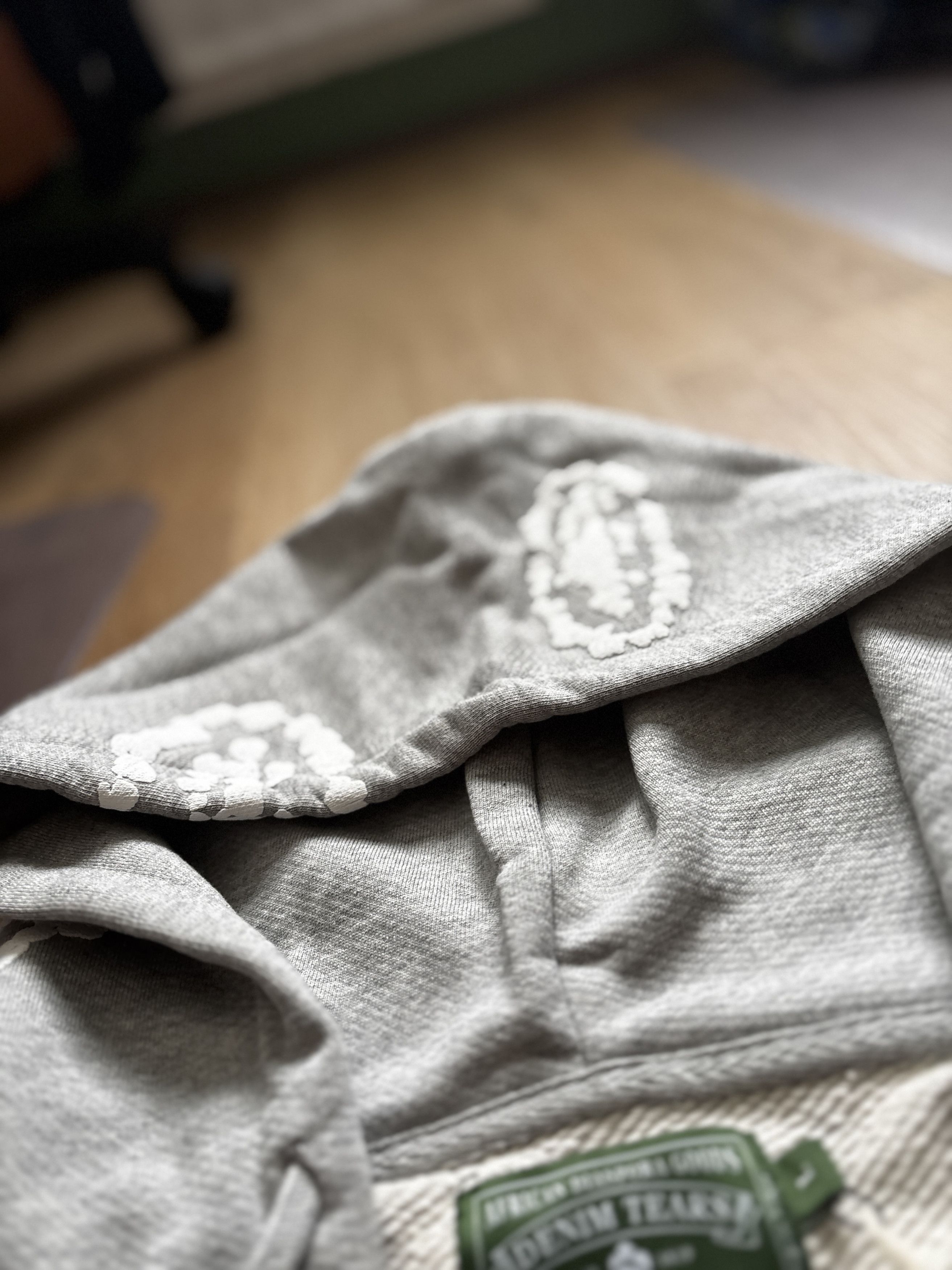 DENIM TEARS Corteiz x Denim Tears Zip Hoodie Gray Size US L / EU 52-54 / 3 - 9 Thumbnail