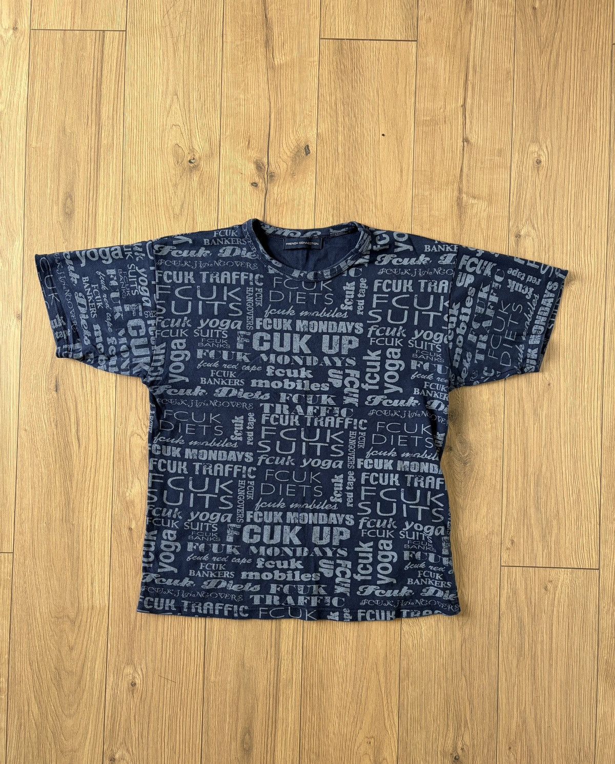 FCUK × French Connection Fuck It All Overprinted T-shirt Size US M / EU 48-50 / 2 - 1 Thumbnail