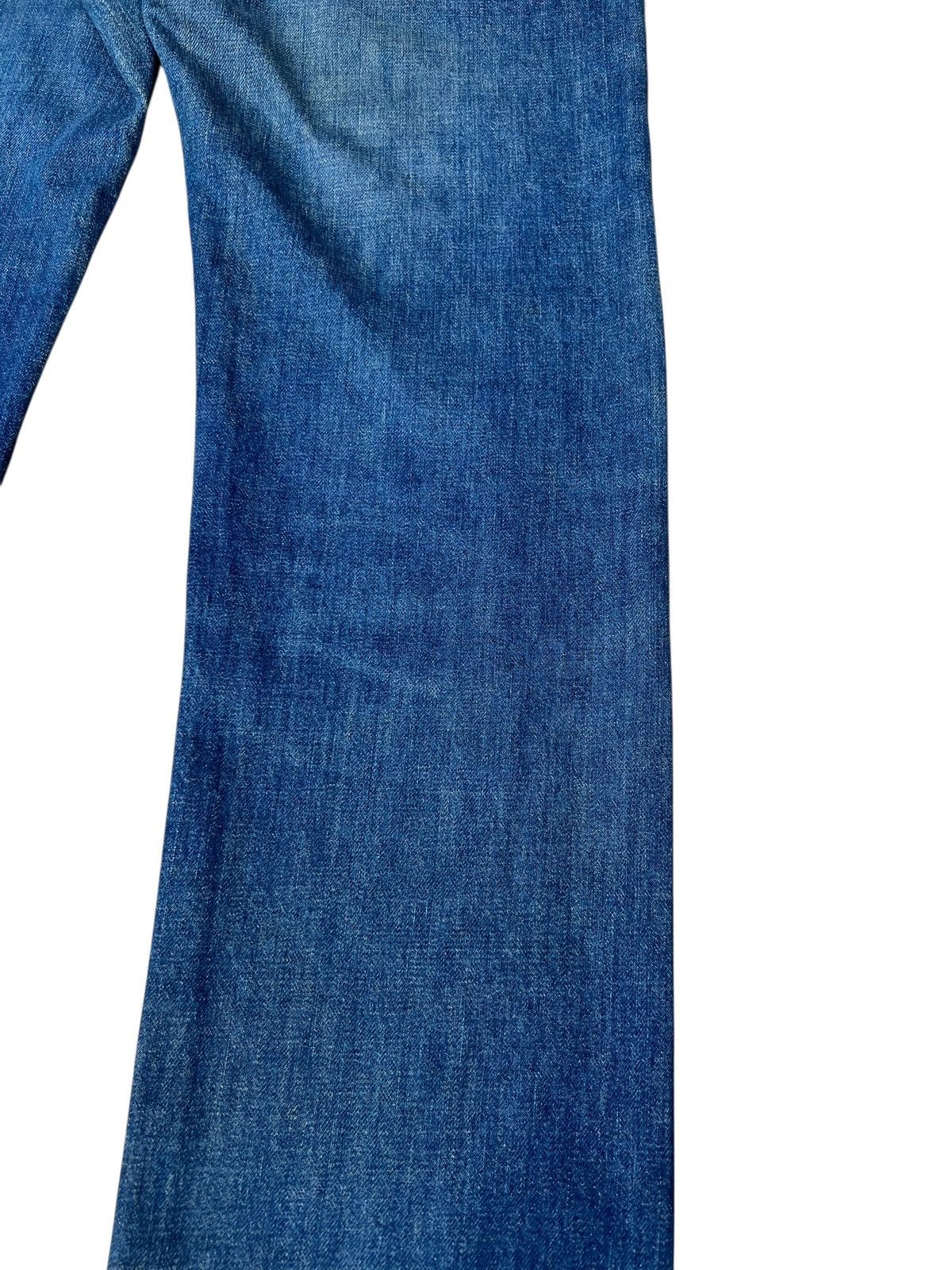 Wrangler 90s Wrangler Blue Bell Aging Mud Denim Selvedge Jeans Size US 31 - 19 Thumbnail