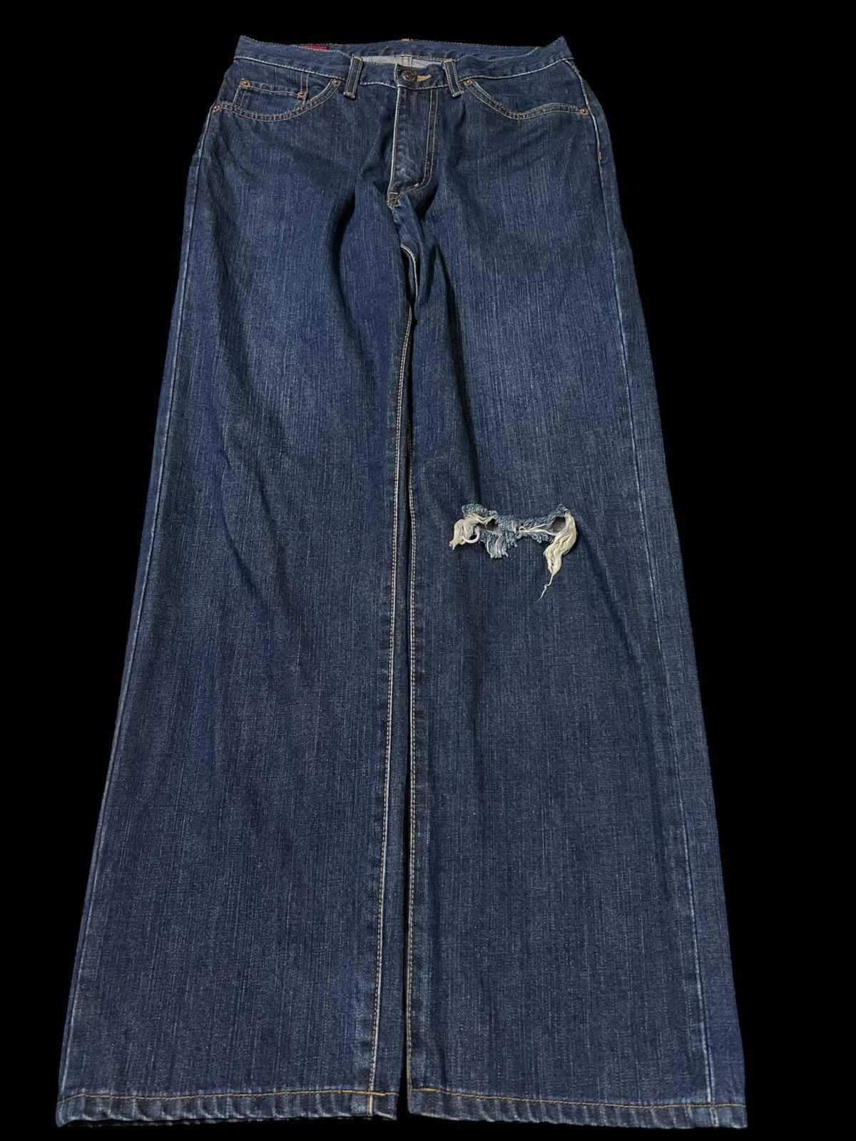 💥Baggy💥Vintage Edwin 503z Washed Distress Jean