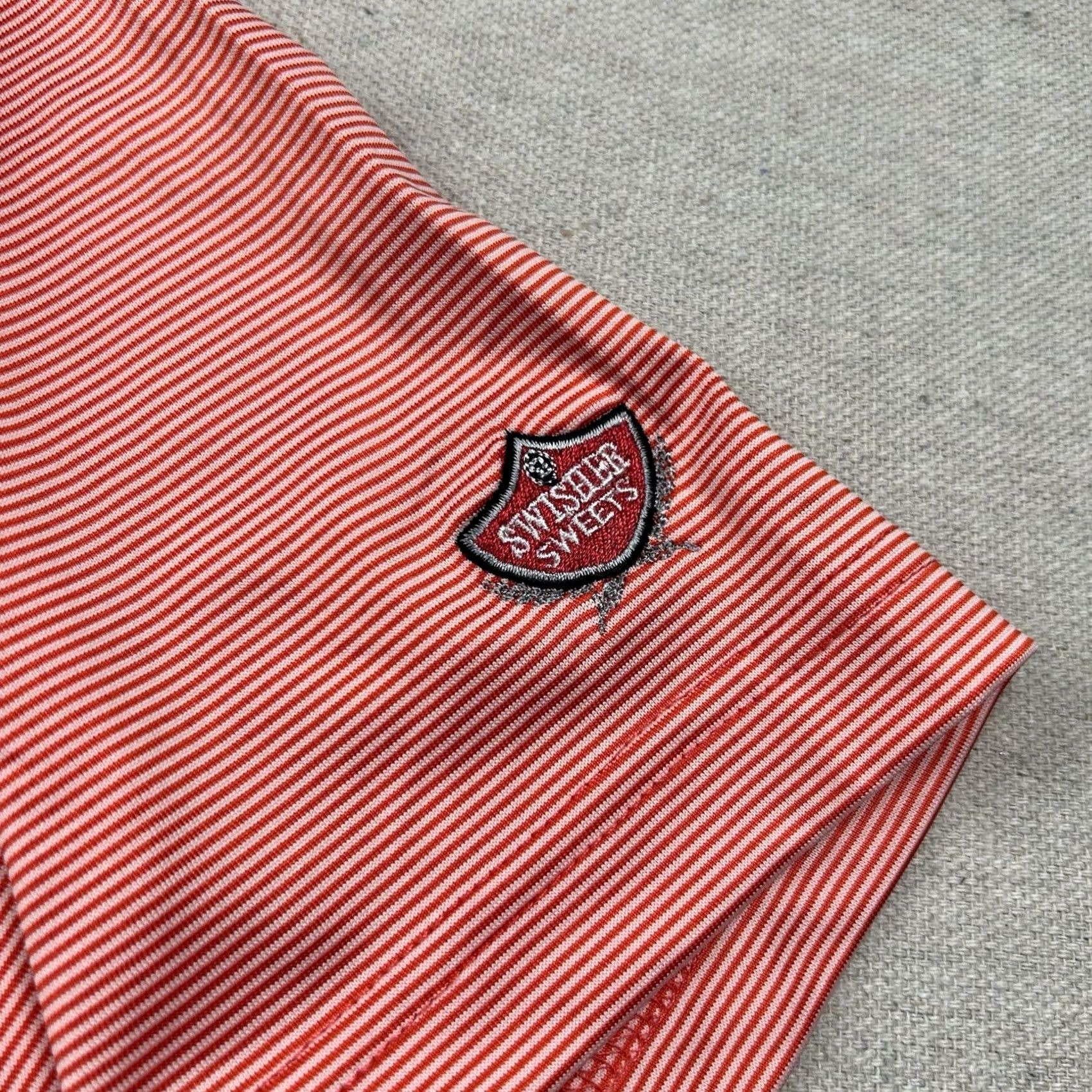 Callaway Callaway Opti-Dri Polo Mens M Red Golf Performance Shirt Short Sleeve Spotted Striped Collar Patch Cigarillos Theme Sports Smoking 90s? Size US M / EU 48-50 / 2 - 3 Thumbnail