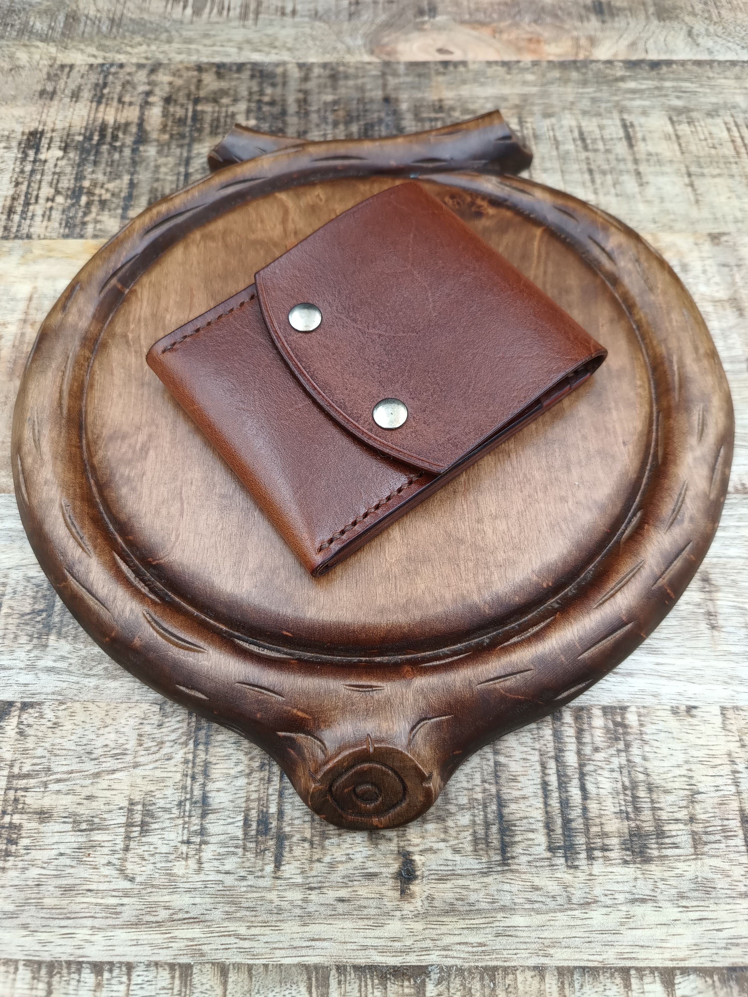 Other Handmade top grain leather wallet Size ONE SIZE - 2 Thumbnail