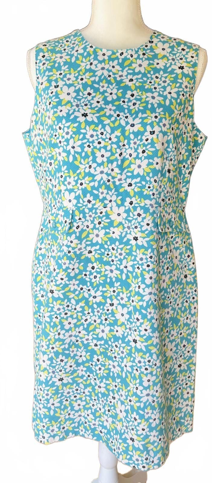 The Unbranded Brand Floral Print Dress Valerie Stevens s 12 Grandmacore Size XL / US 12-14 / IT 48-50 - 1 Thumbnail