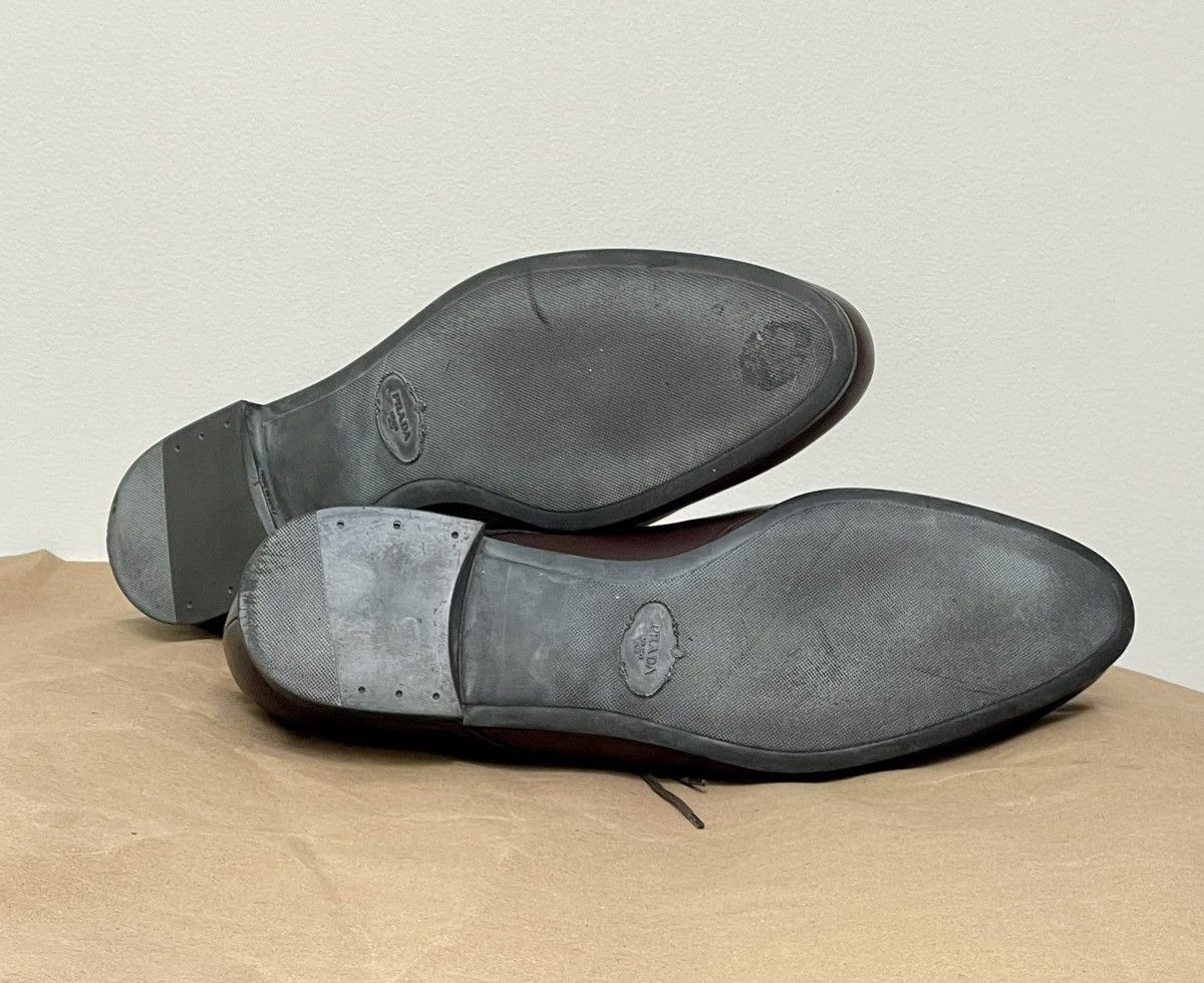 Prada PRADA MENS Black Lace Up Derby Sz EU42.5/ US9.5 Italy New Size US 9.5 / EU 42-43 - 9 Thumbnail