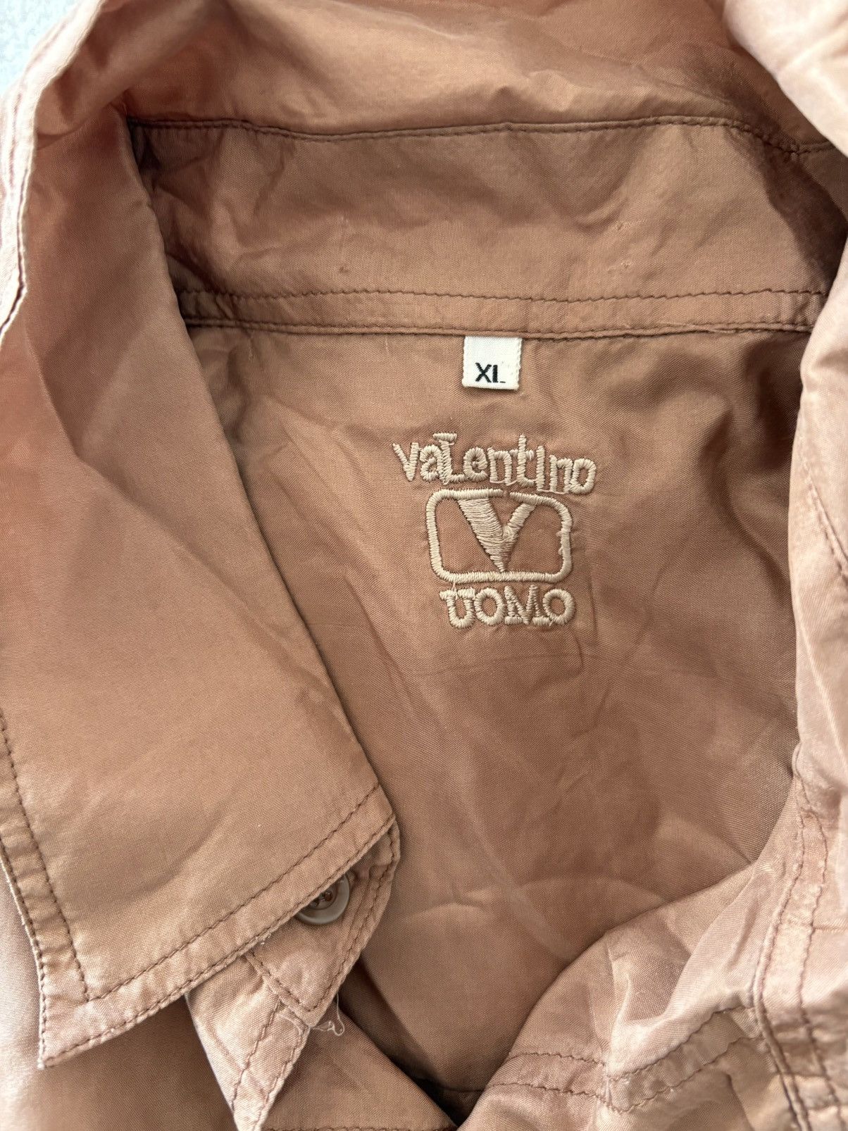 Valentino Valentino Uomo 100% Silk Long Sleeve Shirt Size US XL / EU 56 / 4 - 2 Thumbnail
