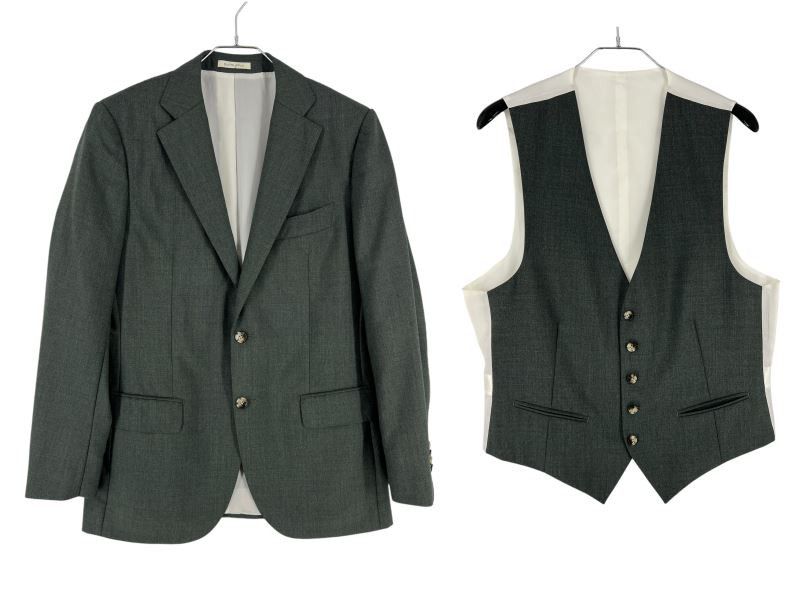 Suitsupply Lazio Wool Formal Blazer Waistcoat Suit EU:50; UK/US:40S Size 40S - 1 Thumbnail