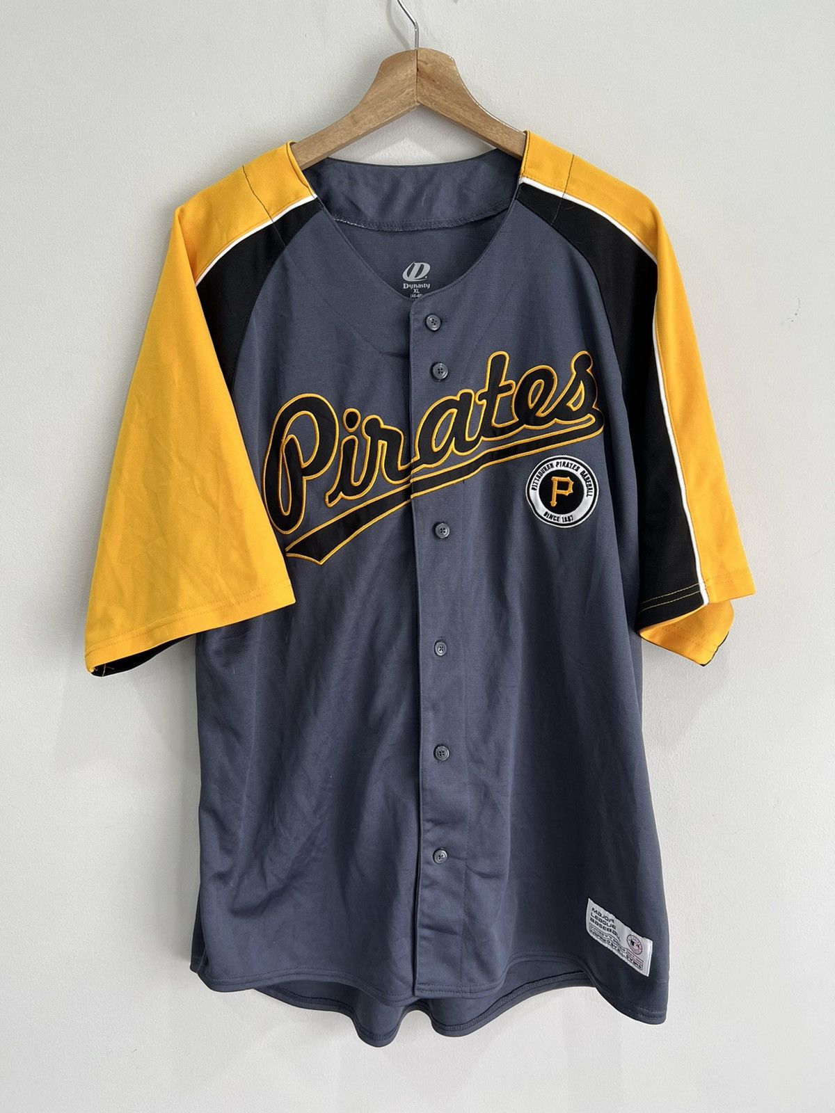 Vintage Vintage Y2K Pittsburgh Pitates Baseball Jersey Size US XL / EU 56 / 4 - 1 Thumbnail