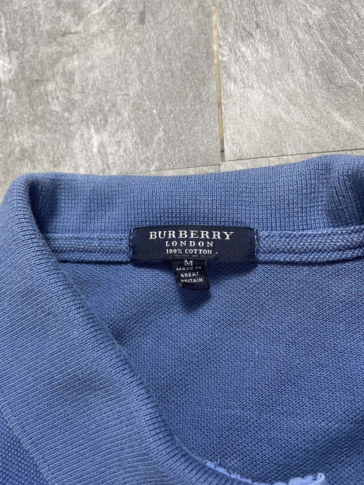 Burberry Vintage 90s Burberry London Polo T Shirt Retro Rare Hype Y2k Size US M / EU 48-50 / 2 - 6 Thumbnail