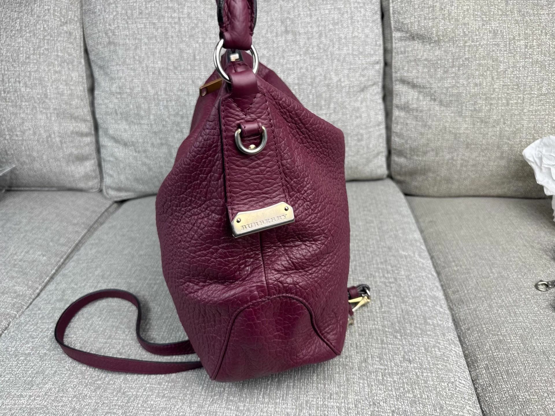 Burberry Burberry genuine leather hobo bag with shoulder strap Ｑ27 Size ONE SIZE - 8 Thumbnail